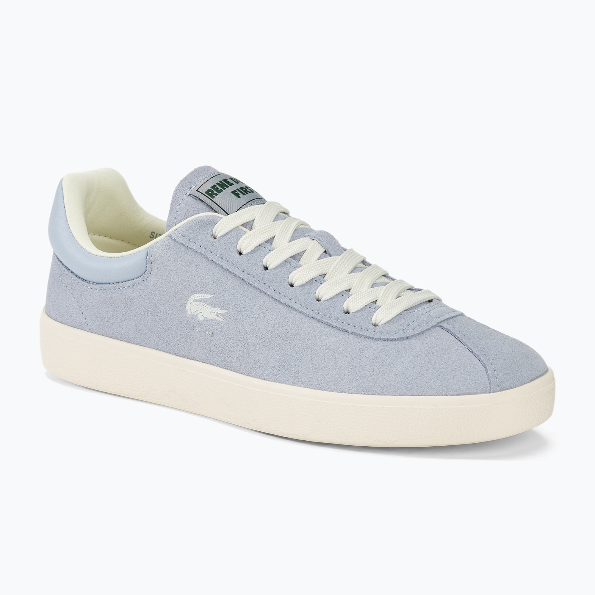 Dámska obuv Lacoste 47SFA0096 light blue / off white (Baseshot Tonal Leather 47SFA0096TS1)