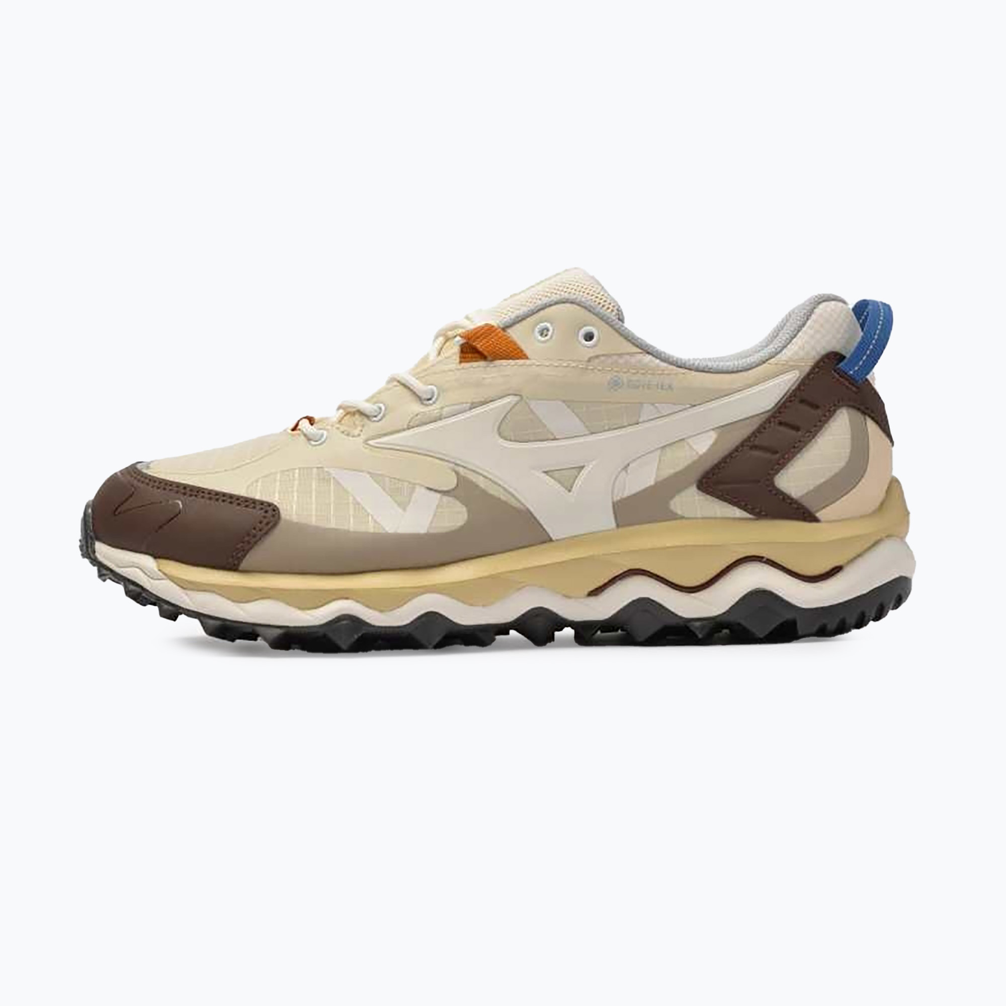 Mizuno Wave Mujin TL GTX letné sand/pristine/chicory coffee topánky (Wave Mujin TL GTX D1GA237306)