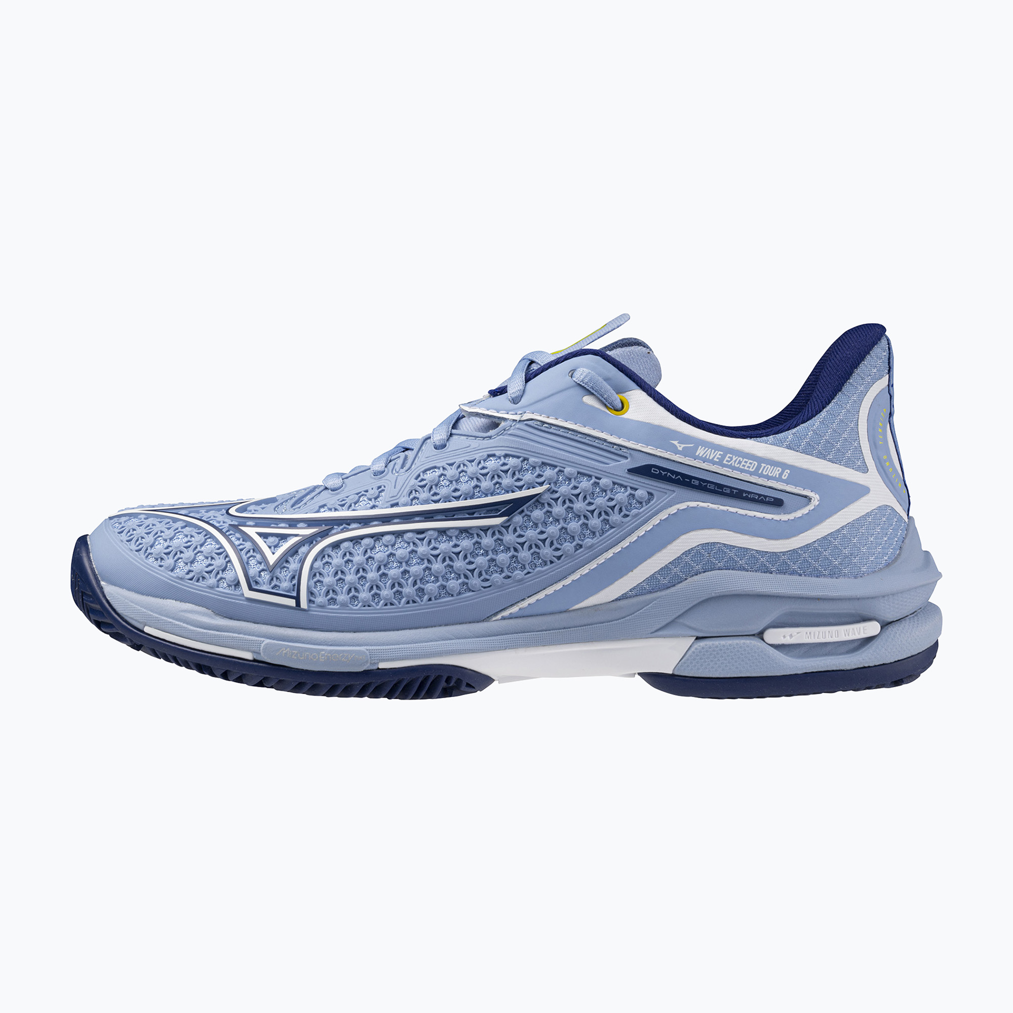 Dámské tenisové boty Mizuno Wave Exceed Tour 6 CC bel air blue/ bellwether blue/ white