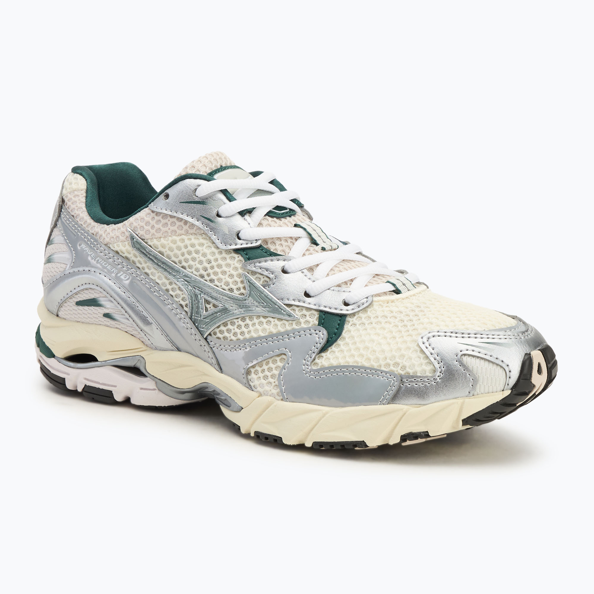Topánky Mizuno Wave Rider 10 mizsnowwhite/ slate/bistrogreen