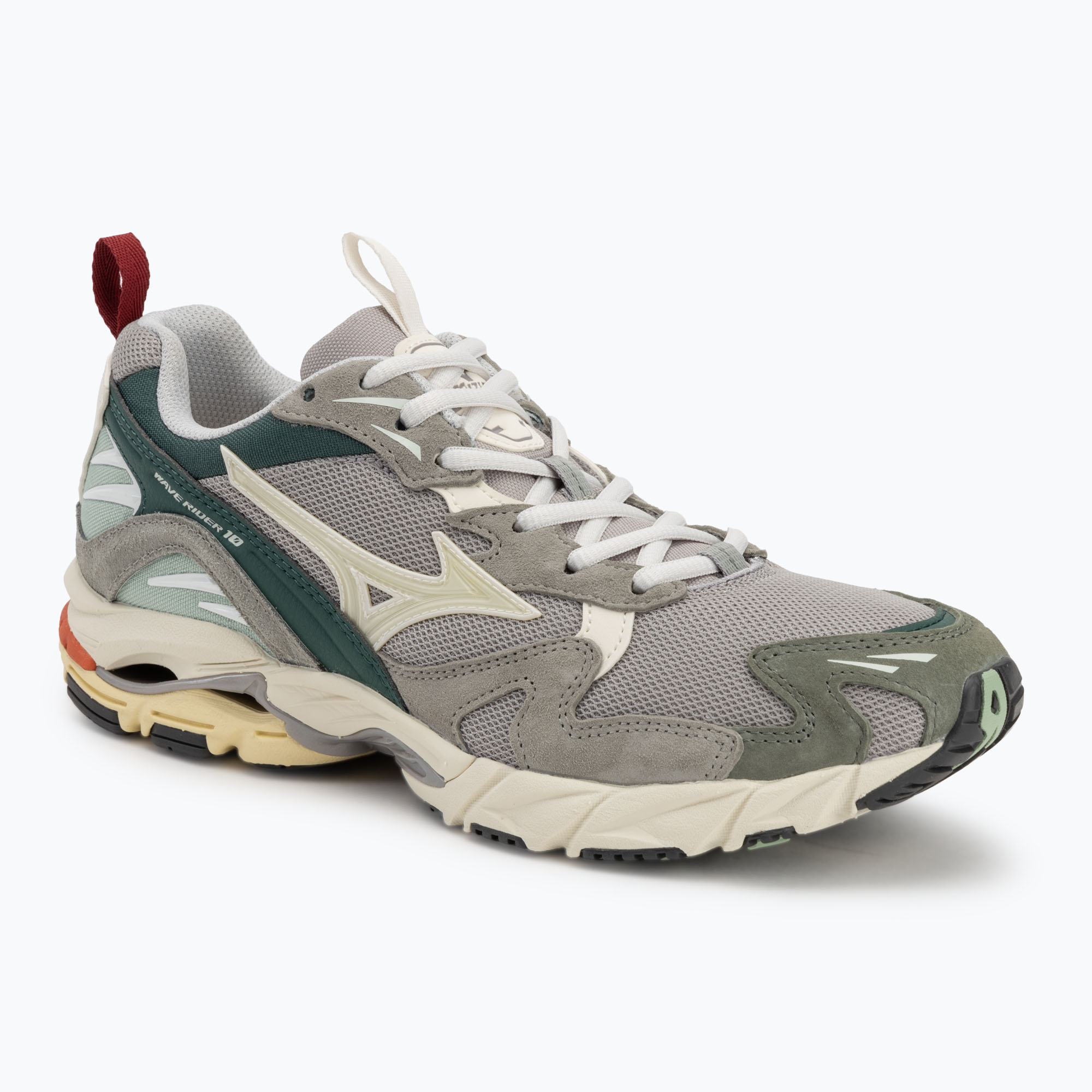 Pánske topánky Mizuno Wave Rider 10 Premium opal grey/pristine/bistro green (Wave Rider 10 Premium D1GA247106)