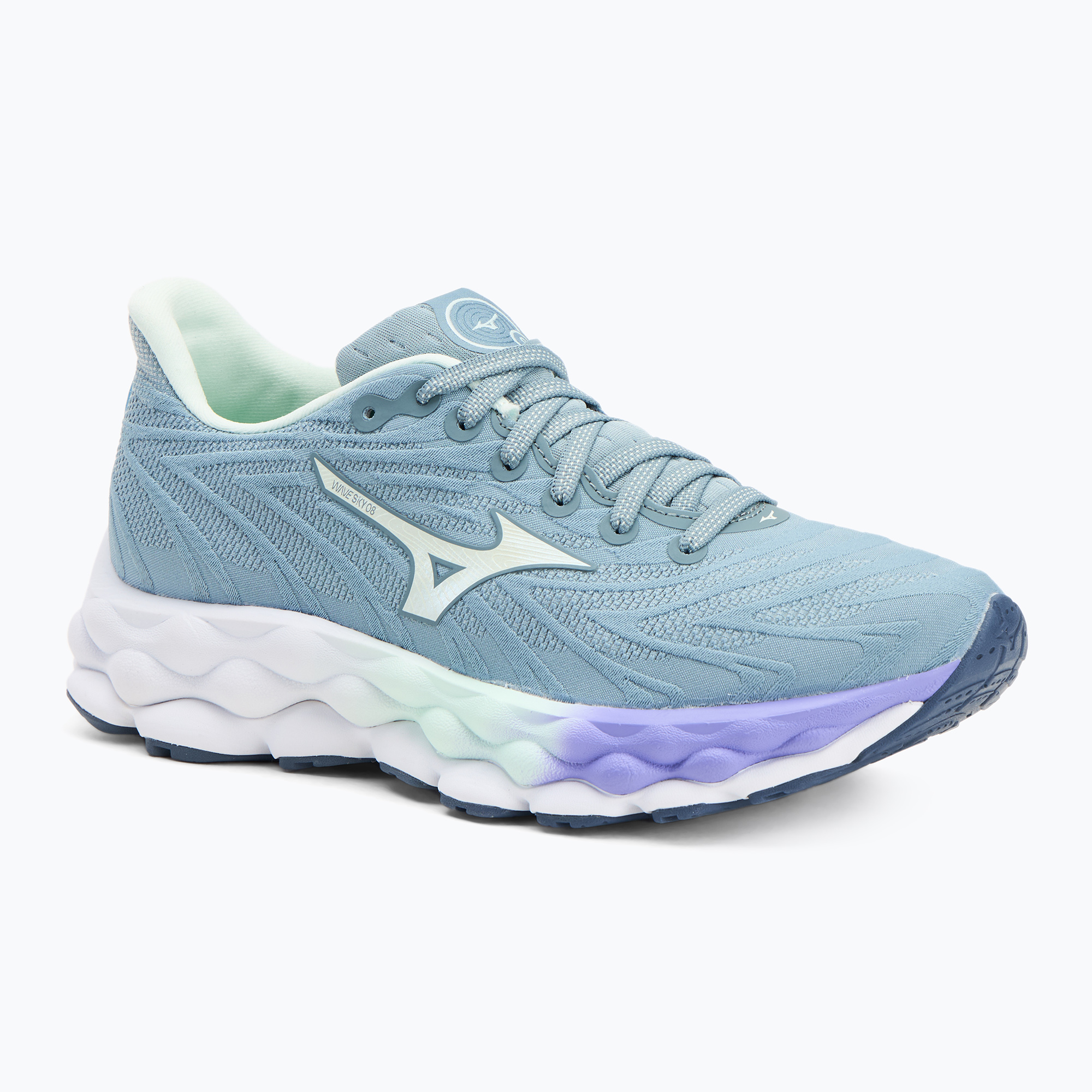 Dámske bežecké topánky Mizuno Wave Sky 8 citadiel / hint of mint / paisley purple (Wave Sky 8 J1GD240271)