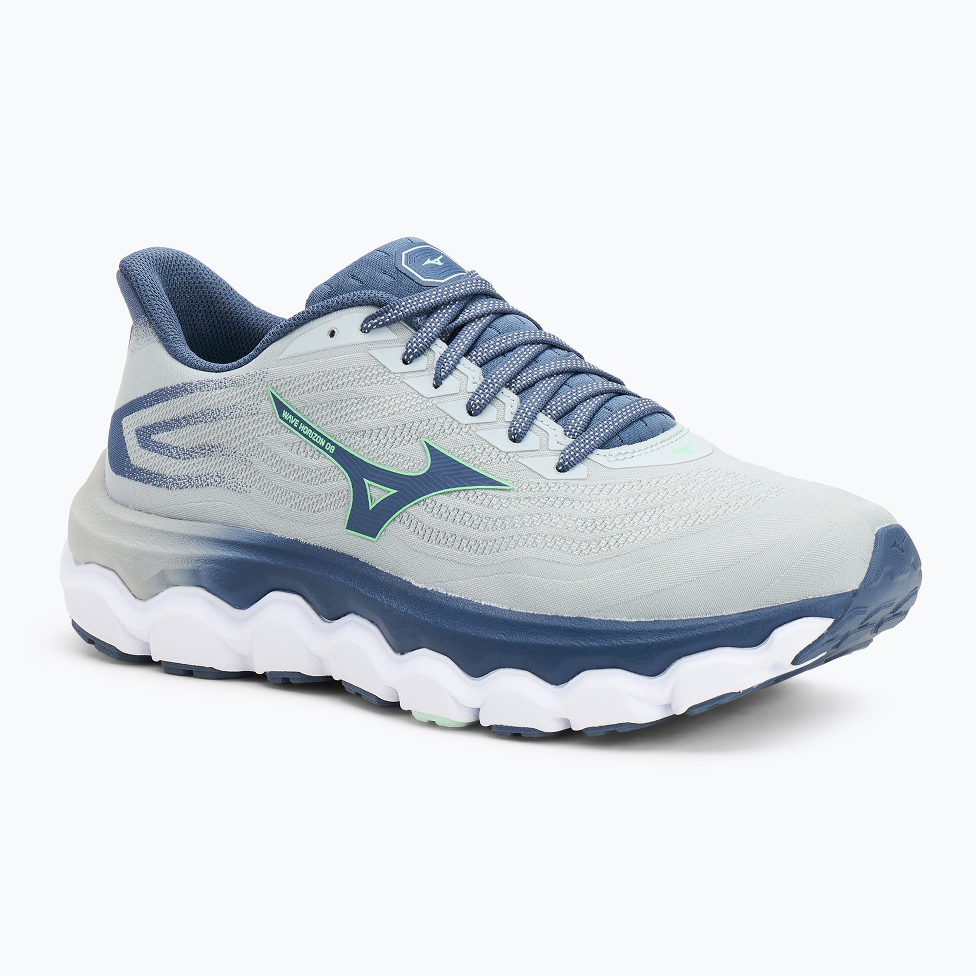 Pánske bežecké topánky Mizuno Wave Horizon 8 blue/vintage indigo/neo mint (Wave Horizon 8 J1GC252601)