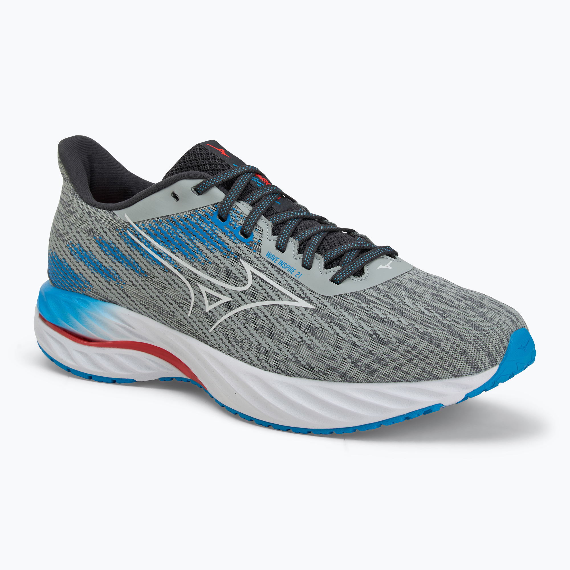 Pánske bežecké topánky Mizuno Wave Inspire 21 pearl blue/white/blue pace (Wave Inspire 21 J1GC254410)