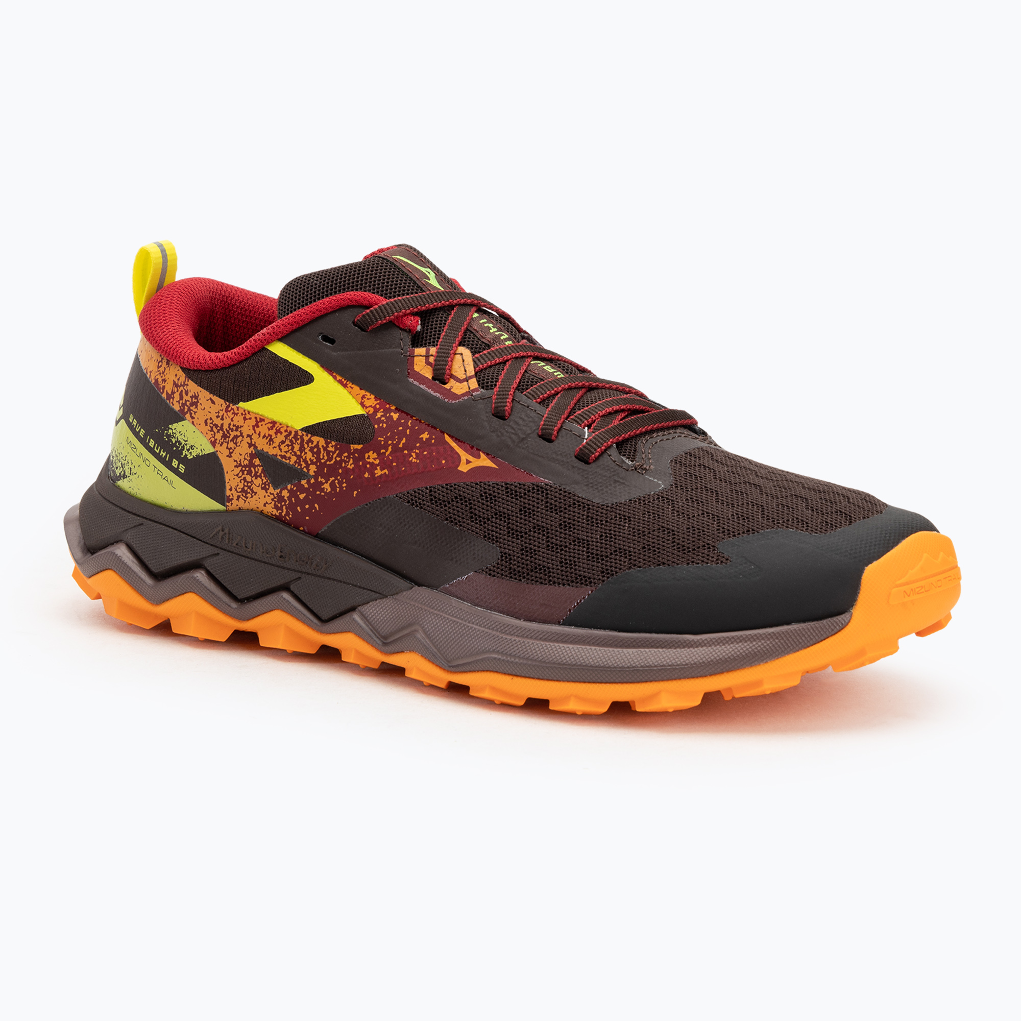 Pánske bežecké topánky Mizuno Wave Ibuki 5 rum rozinka / rythmic red / eve primro (Wave Ibuki 5 J1GJ257303)