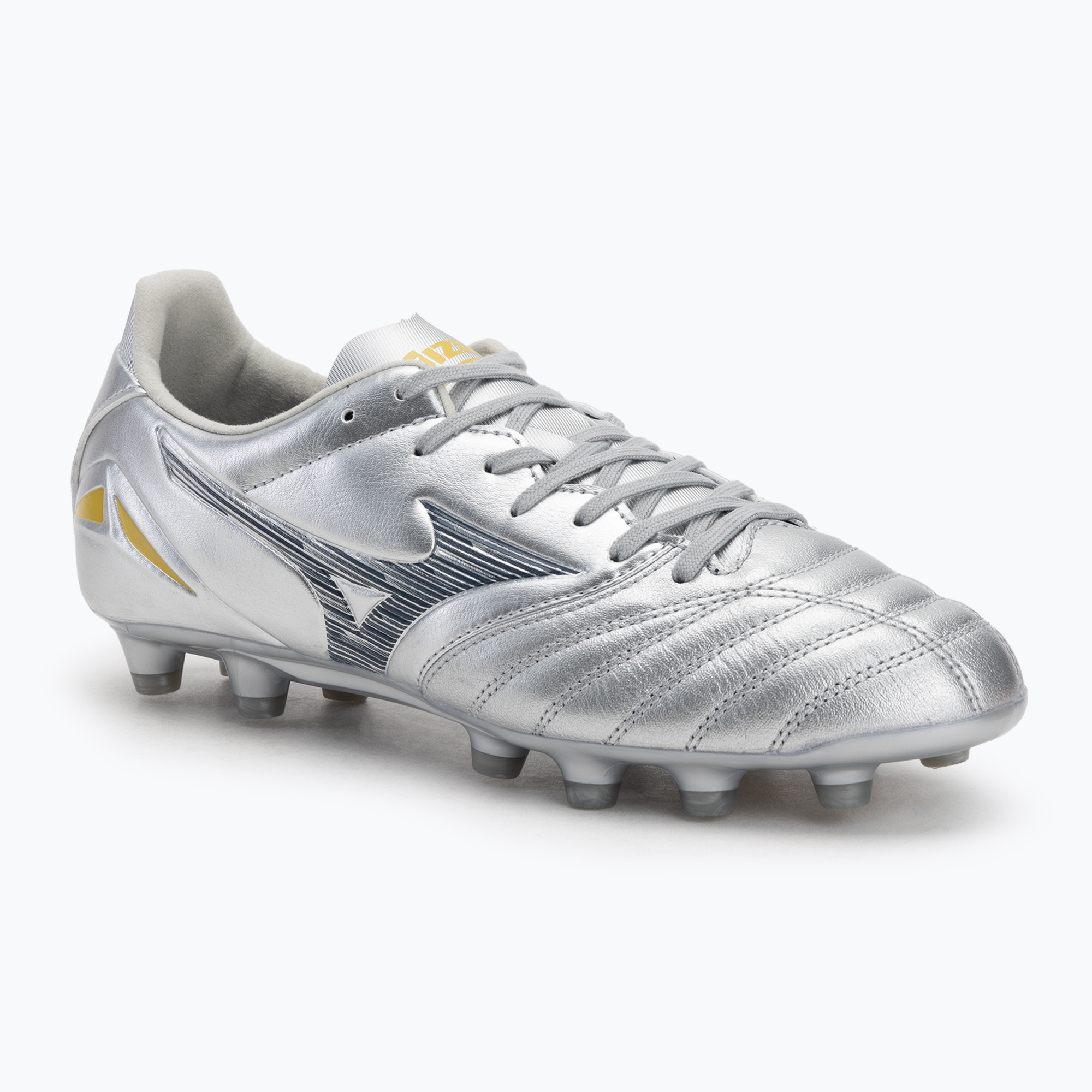 Pánske kopačky Mizuno Morelia Neo IV Pre Md galaxy silver/8605 c/cool gray 3c (Morelia Neo IV Pro Md P1GA253404)