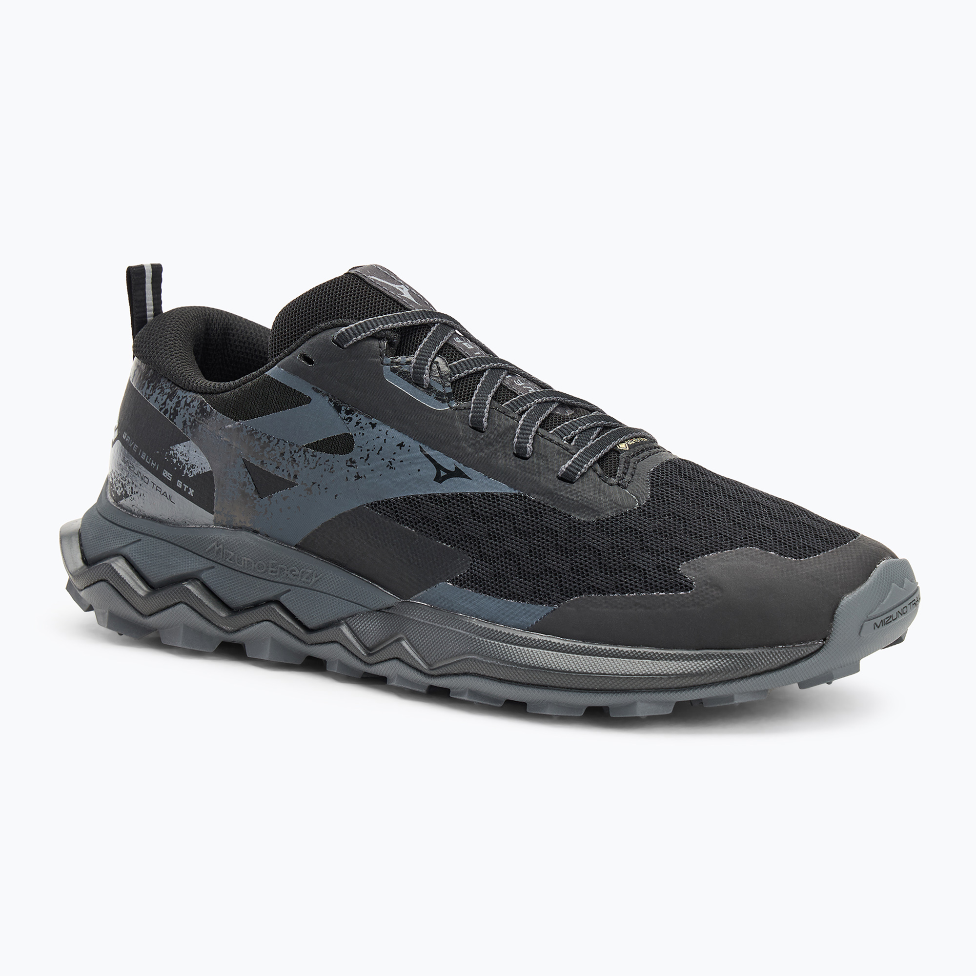 Pánske bežecké topánky Mizuno Wave Ibuki 5 GTX black/ebony/ultimate gray (Wave Ibuki 5 GTX J1GJ255902)