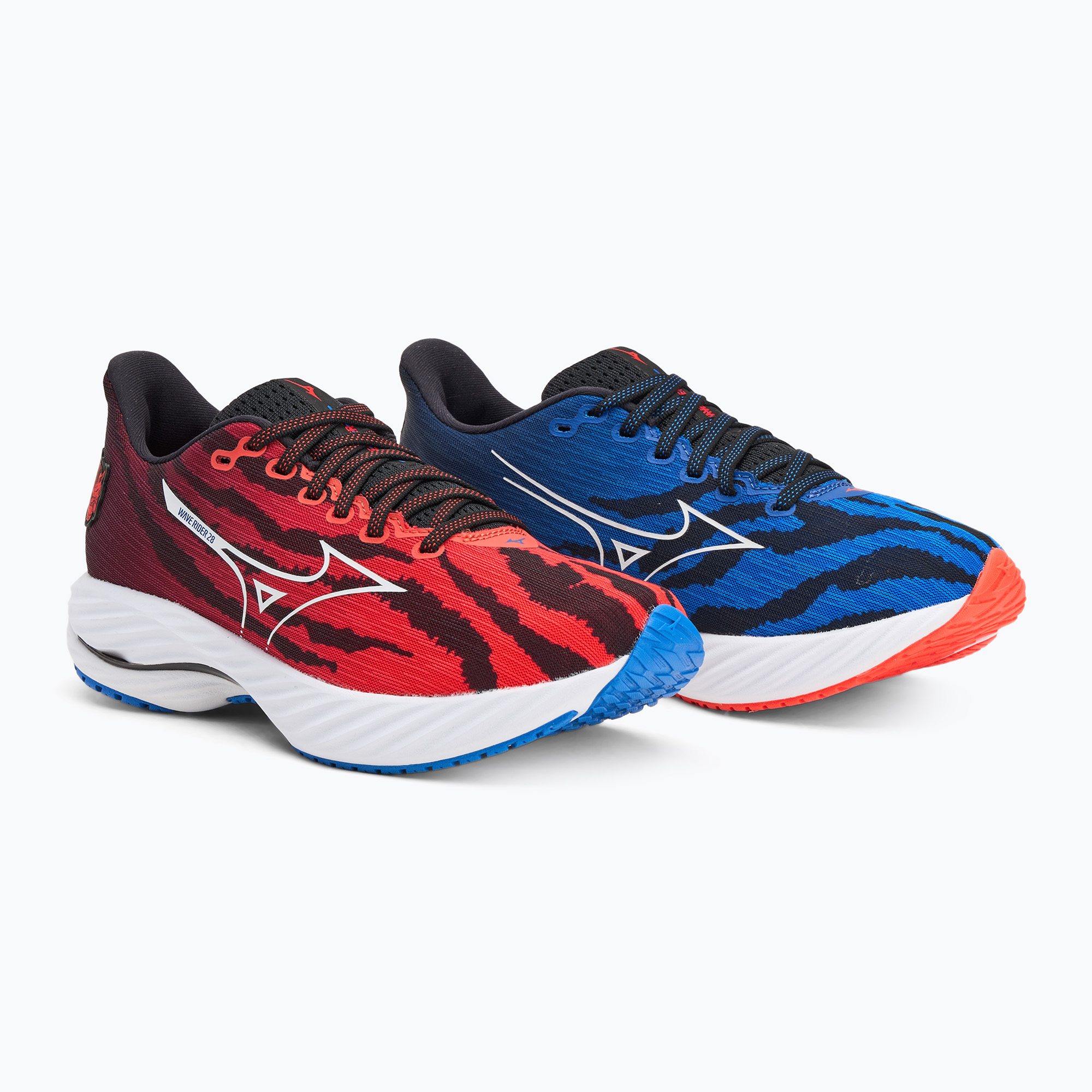 Bežecké topánky Mizuno Wave Rider 28 ignition red/white/baseball blue (Wave Rider 28 J1GC256301)
