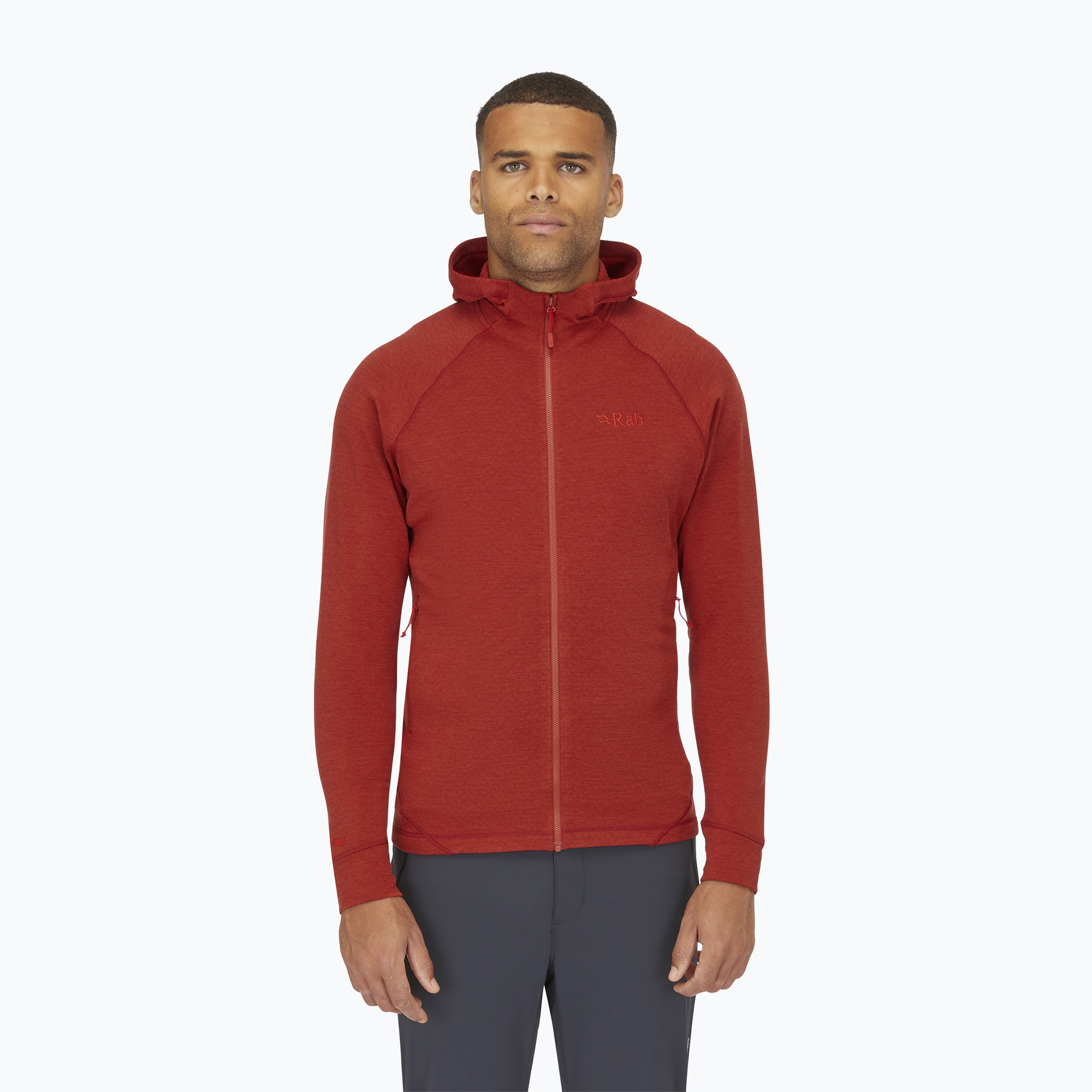 Pánska mikina Rab Nexus Hoody tuscan red (Nexus Hoody QFF-70-TRD)