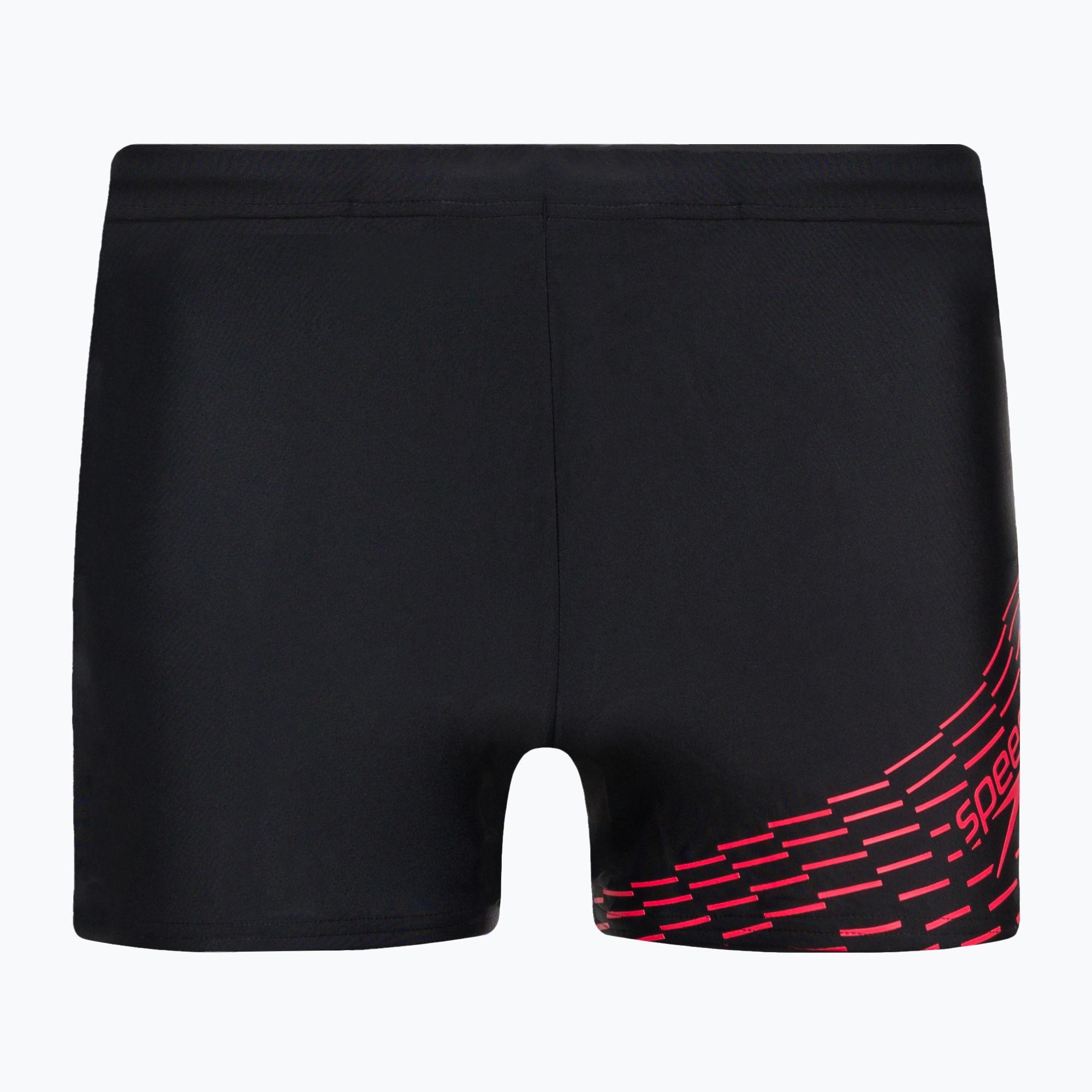 Pánske plavecké boxerky Speedo Medley Logo Aquashort čierno-červené 8-1135406871 (Medley Logo Aquashort 8-1135406871)