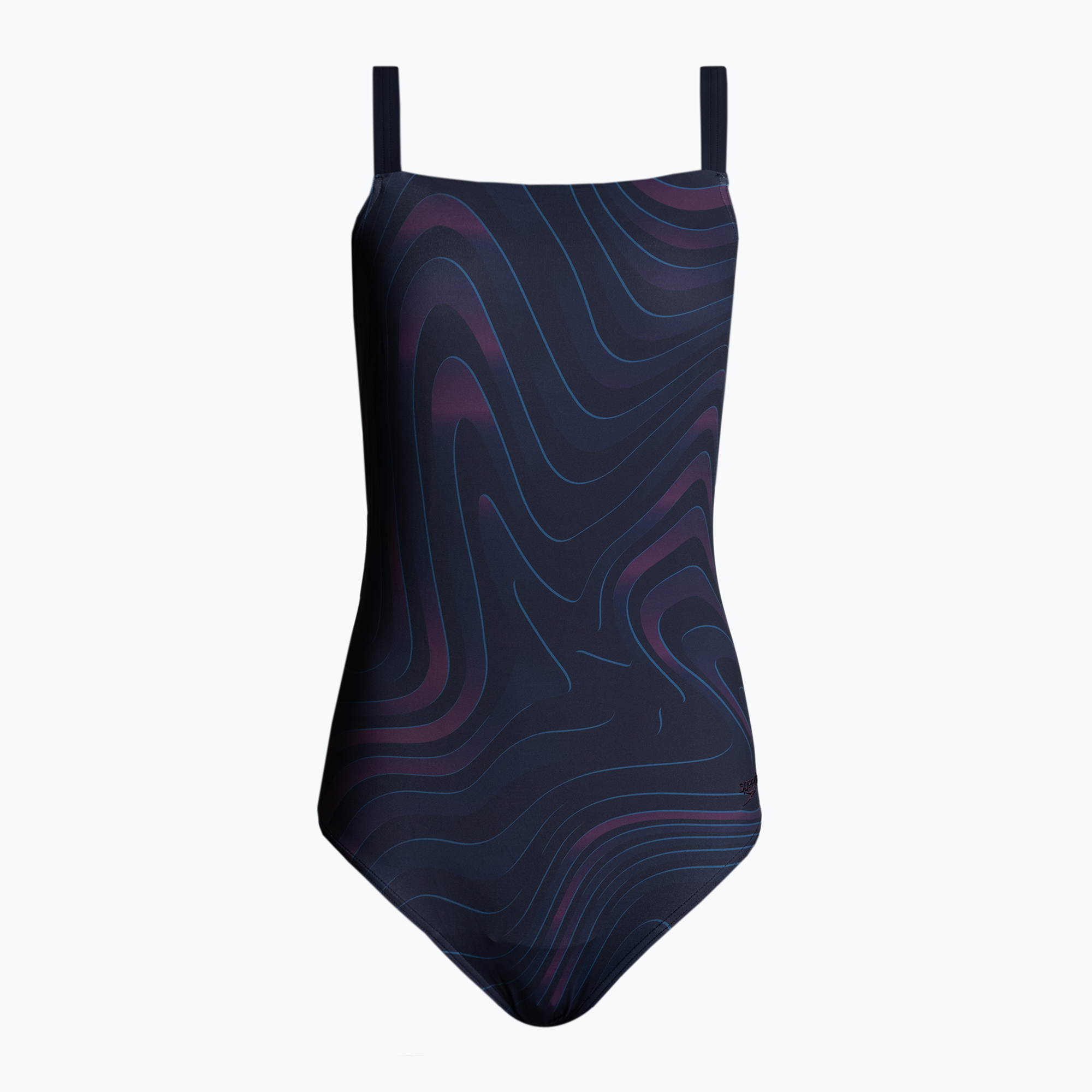Speedo dámske jednodielne plavky AmberGlow Shaping fialové a tmavomodré 8-00306215153 (AmberGlow Shaping 8-00306215153)