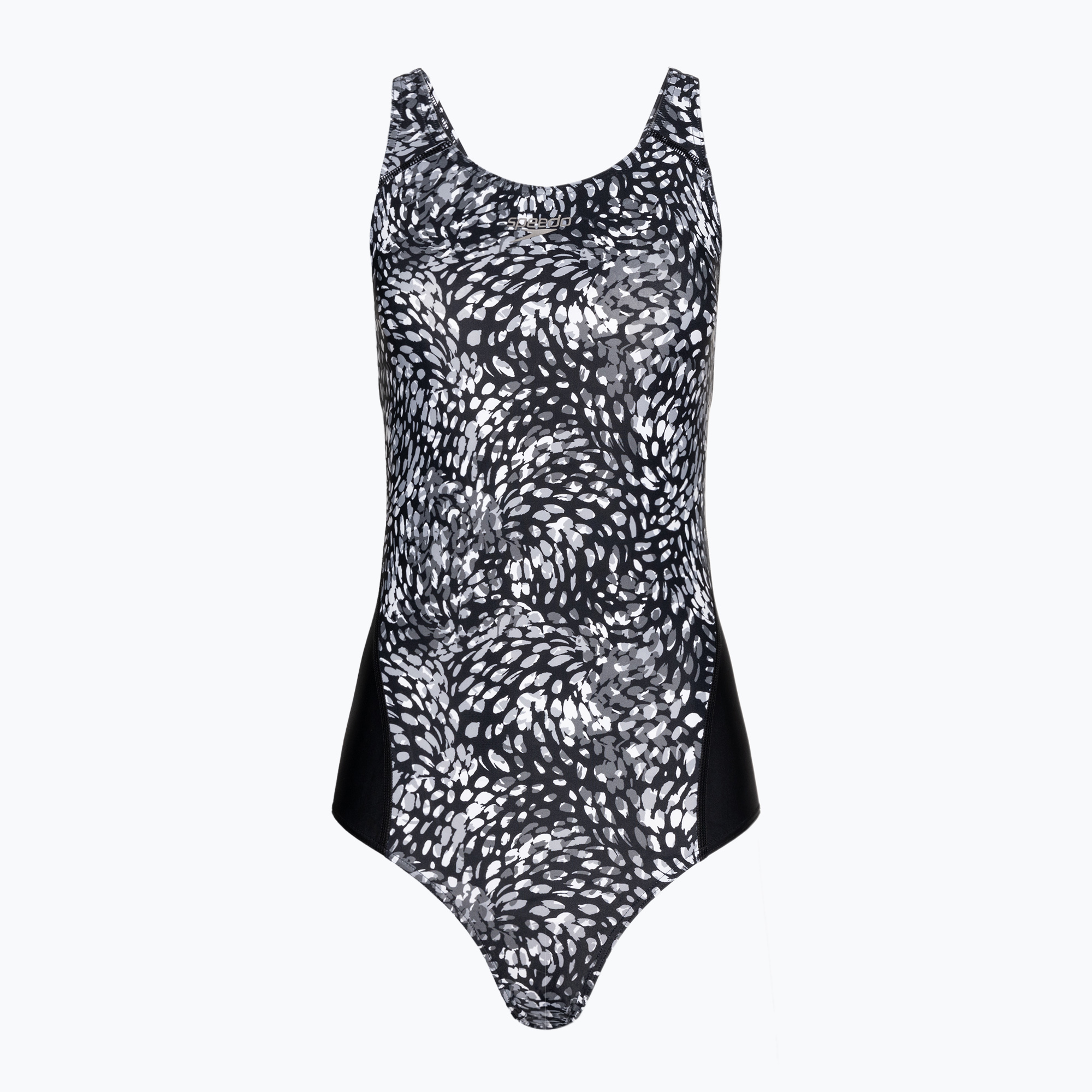 Dámske jednodielne plavky Speedo Allover Digital Recordbreaker black/usa charcoal/shark grey/white (Allover Digital Recordbreaker 00317515208)