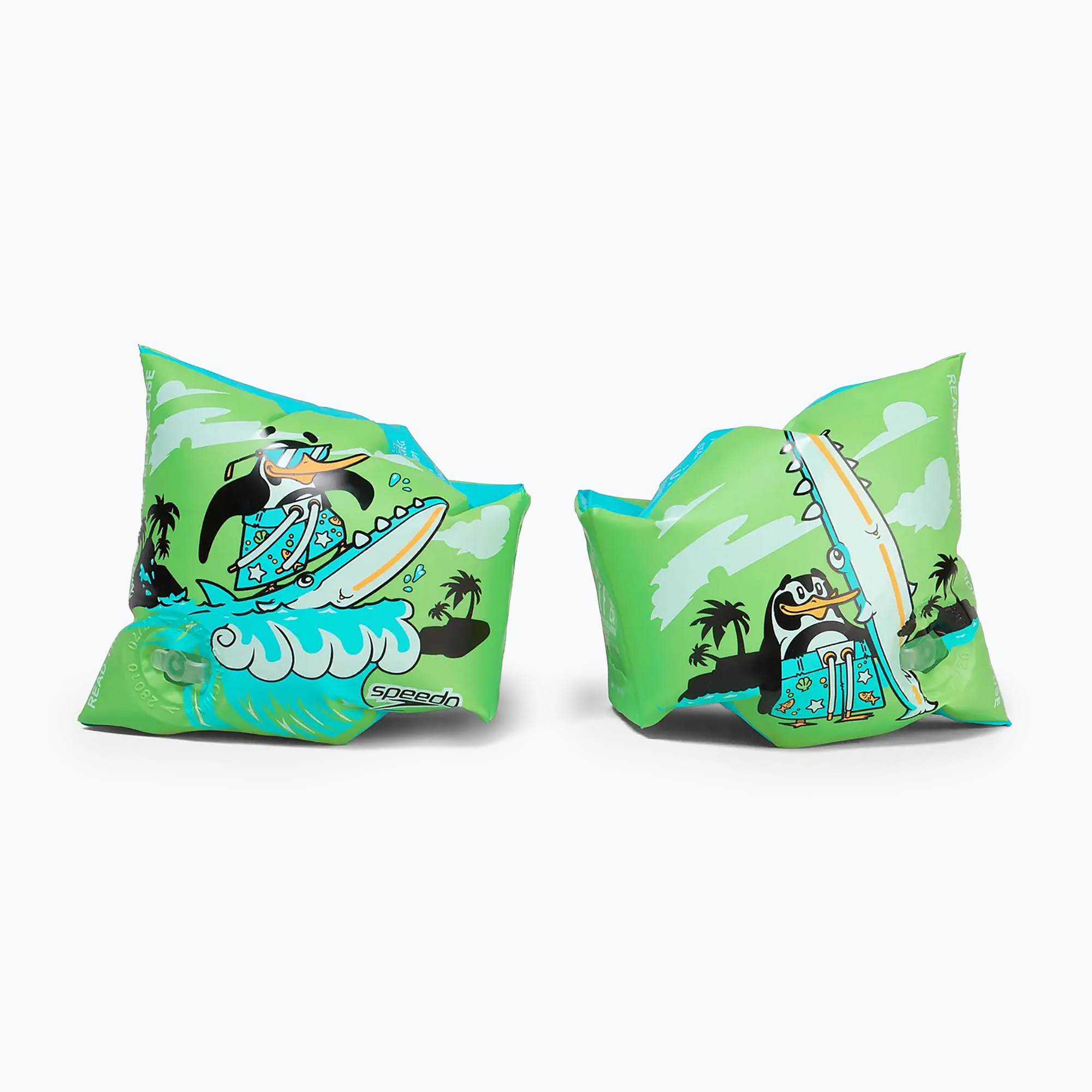 Detské rukávniky na plávanie Speedo Character Printed Armbands chima azure blue/fluro green (Character Printed Armbands 8-1173414661)