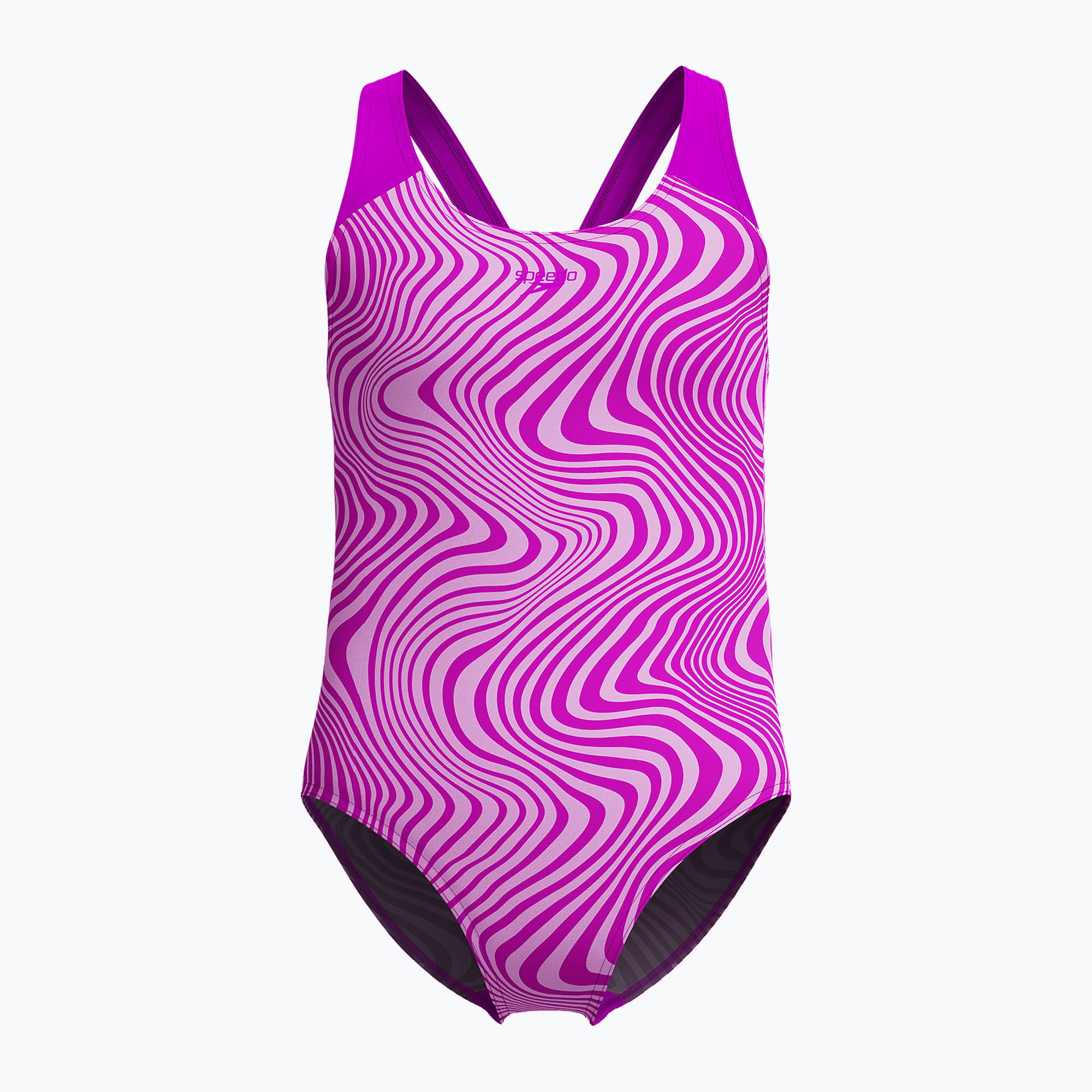Detské jednodielne plavky Speedo Digital Allover Splashback diva (Digital Allover Splashback 8-00375018139)