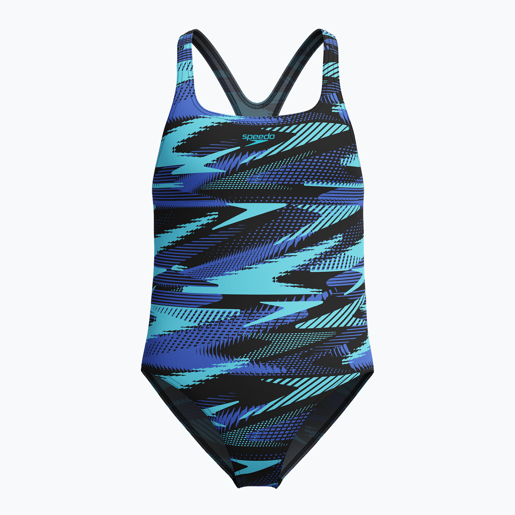 Detské jednodielne plavky Speedo HyperBoom Allover Medalist cobalt pop