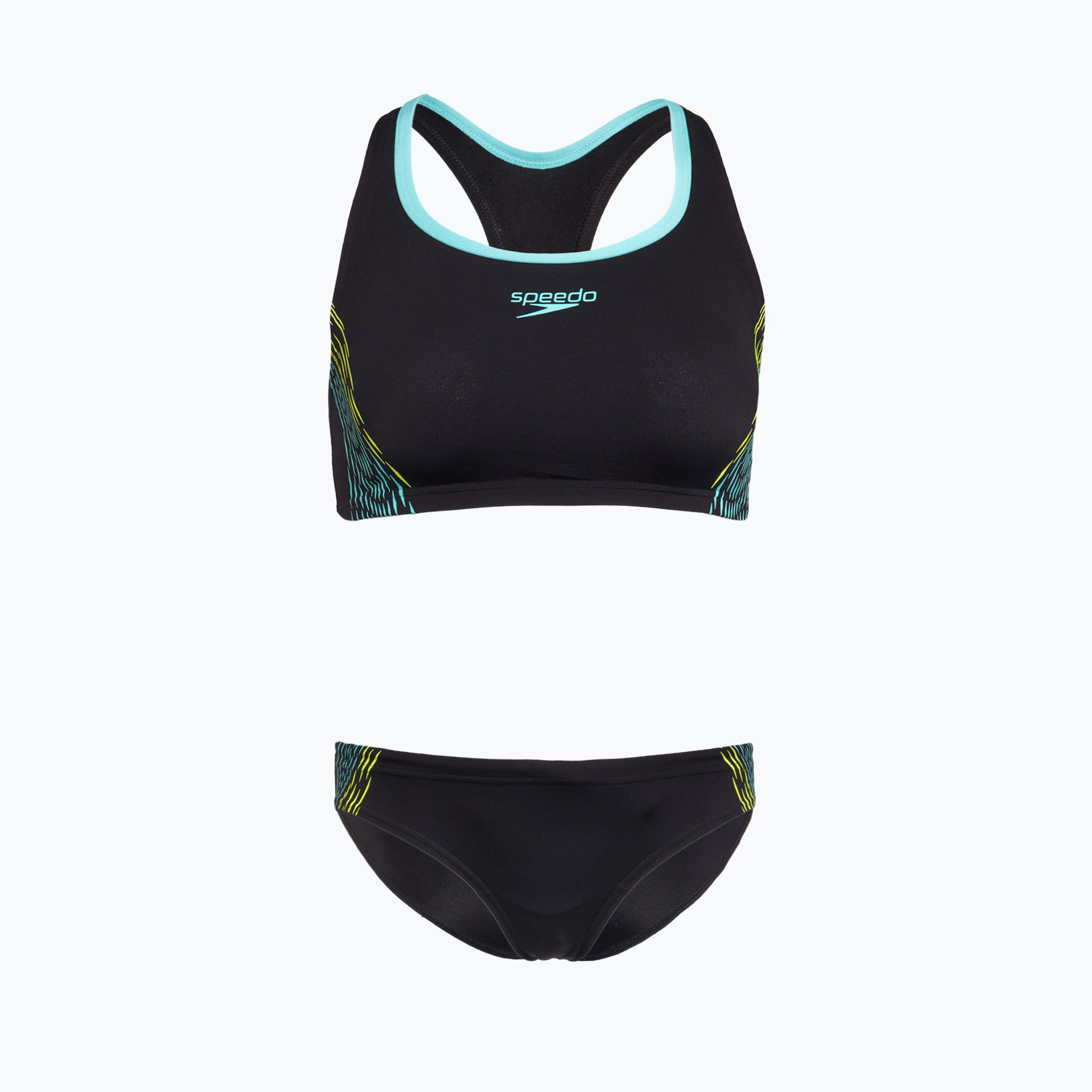 Dámske dvojdielne plavky Speedo Placement hyper yellow (Placemen 8-00306017218)
