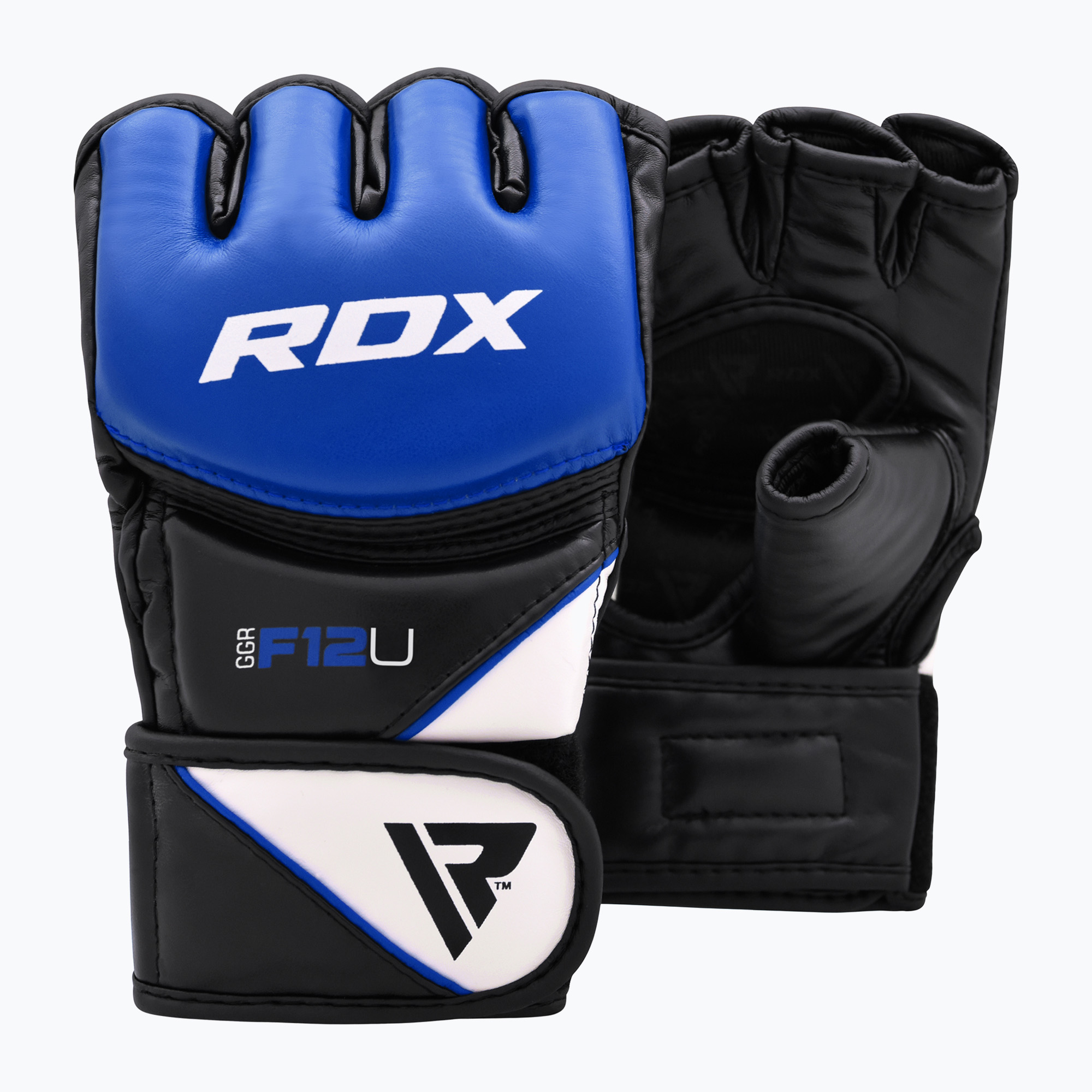 Grapplingové rukavice RDX Glove New Model GGRF-12U blue (New Model GGRF-12U GGR-F12U)