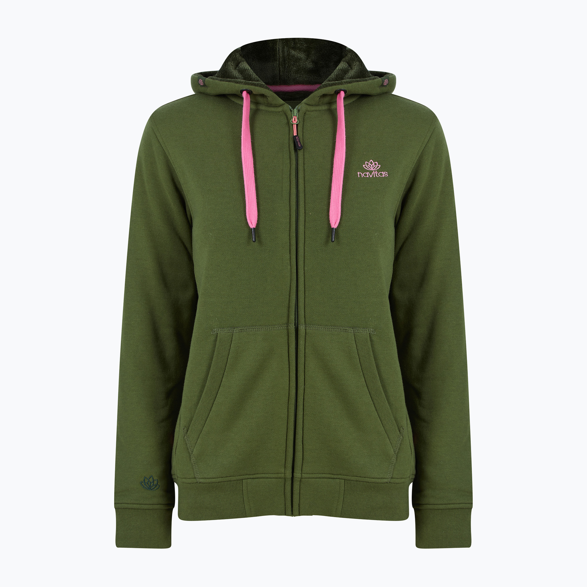 Dámska mikina Navitas Lily Sherpa Hoody green