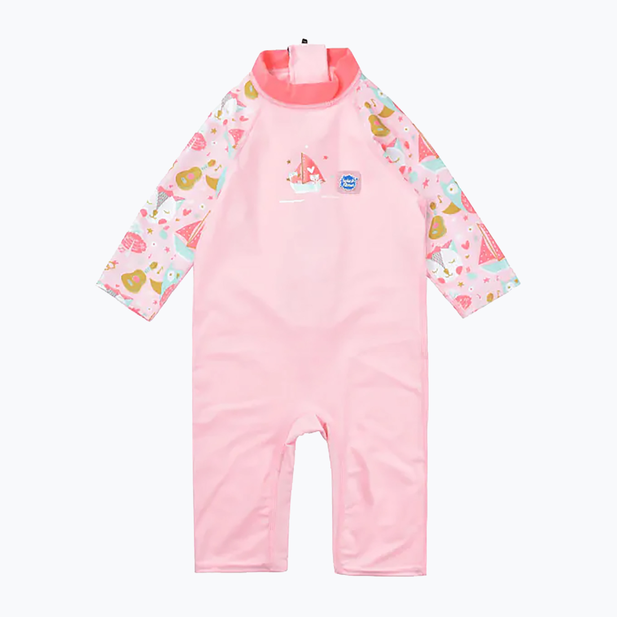 Detský opaľovací oblek UPF 50+ Splash About UV Toddler ružový TUVSOP1 (Toddler UV Suit TUVSOP3)