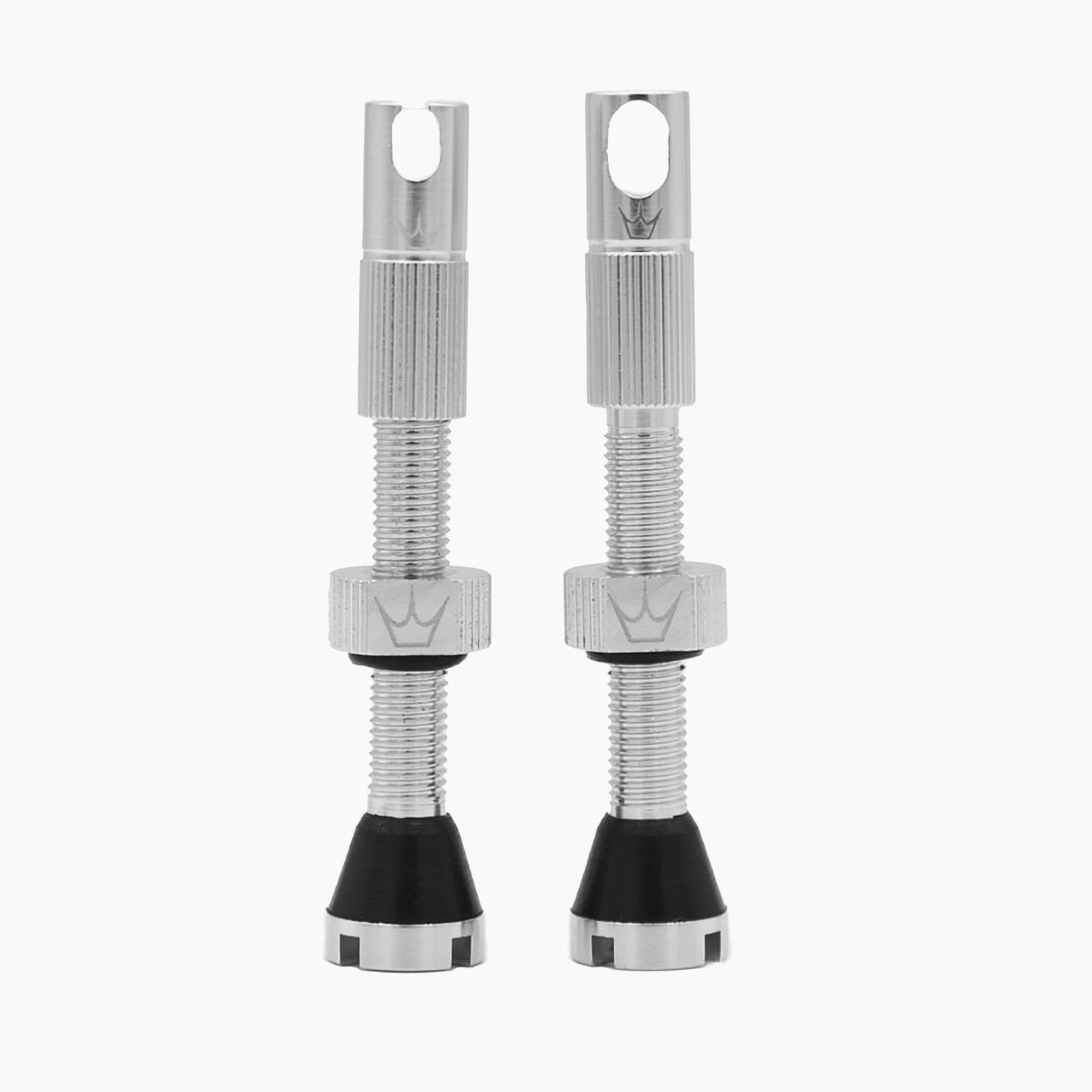 Peaty's X Chris King Mk2 Tubeless Valves PTV2-42-SIL-12 sada presta ventilov Peaty's X Chris King Mk2 Tubeless Valves PTV2-42-SIL-12 šedá 83777