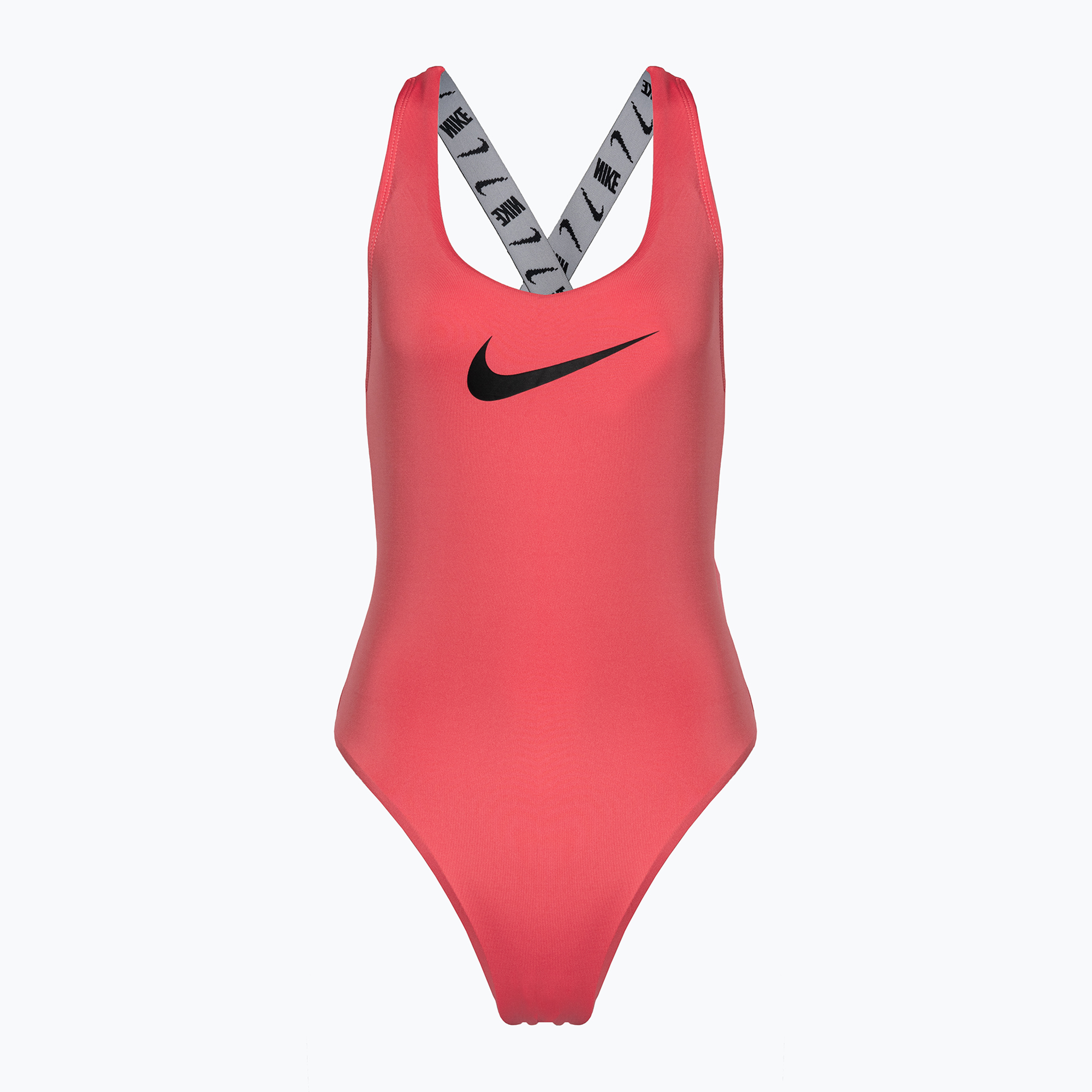 Dámske jednodielne plavky Nike Logo Tape sea coral (Logo Tape NESSD299)