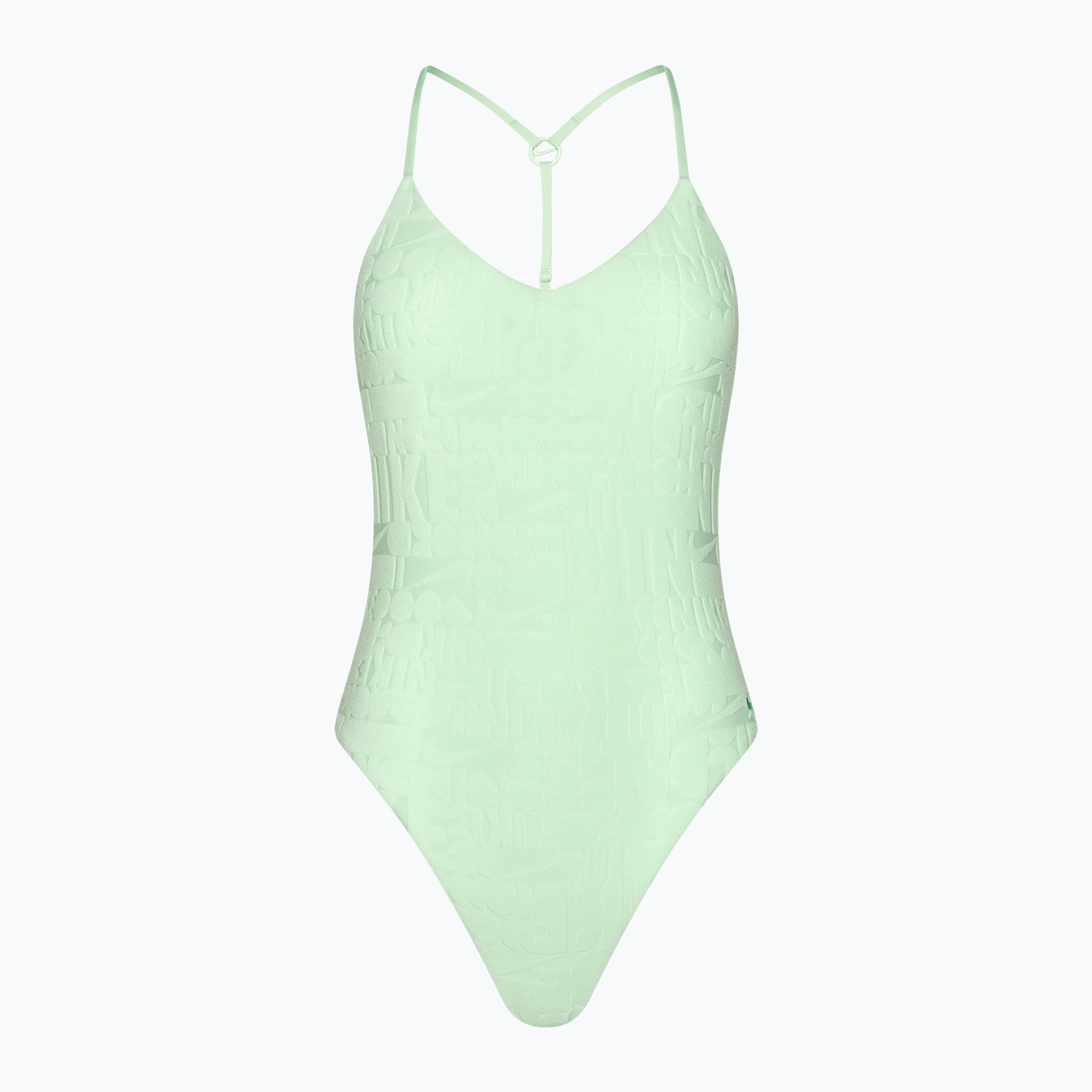 Dámske jednodielne plavky Nike Retro Flow Terry vapor green (Retro Flow T-Back NESSE244-338)