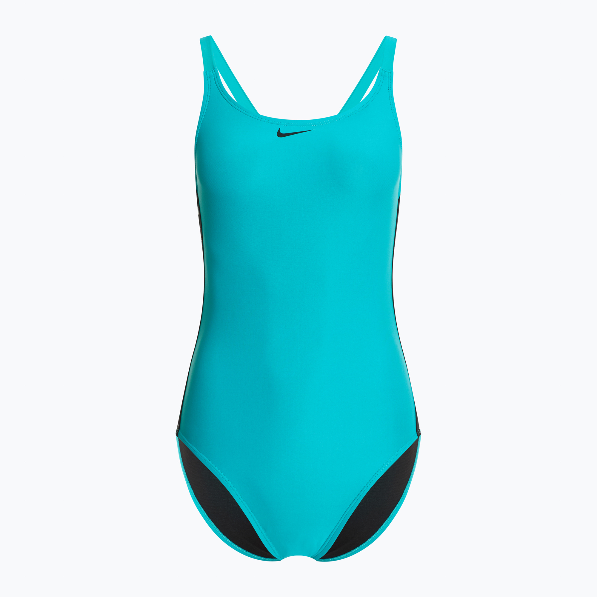 Dámske jednodielne plavky Nike Logo Tape Fastback dusty cactus (Logo Tape Fastback NESSD190-463)