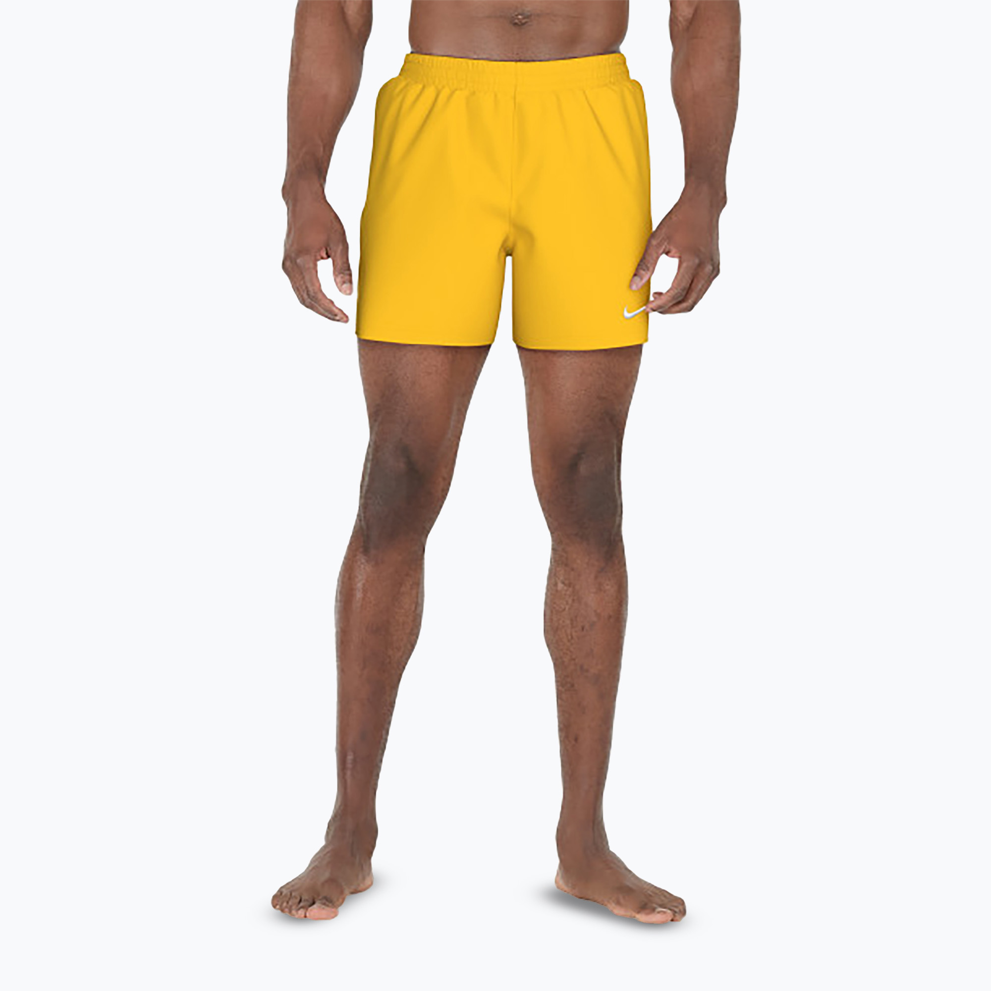 Pánske plavecké šortky Nike Essential 5" Volley university gold (Essential 5" Volley NESSF560)