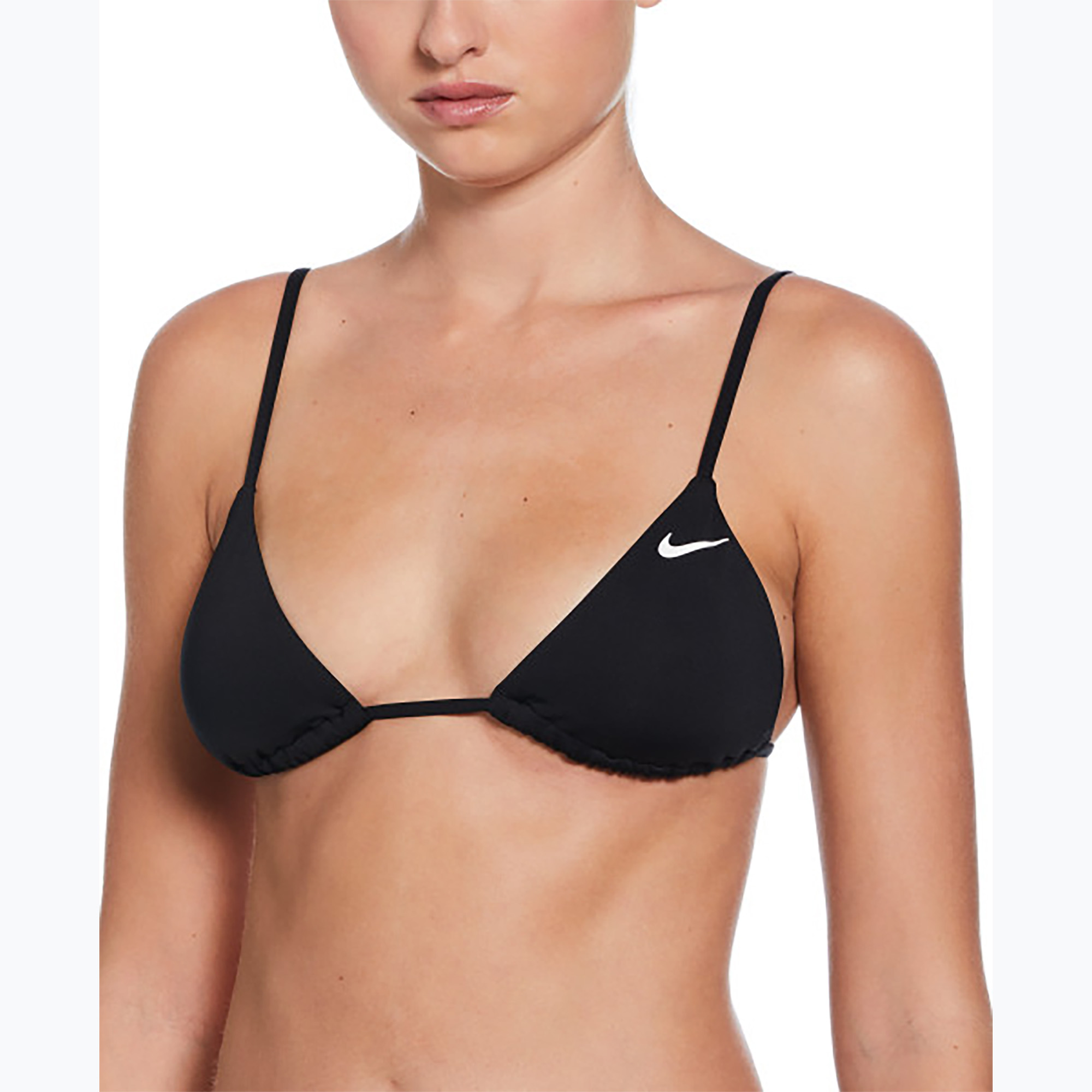 Nike Essential Trojuholníkový vrchný diel plaviek čierny (Essential Triangle Bikini NESSF239-001)