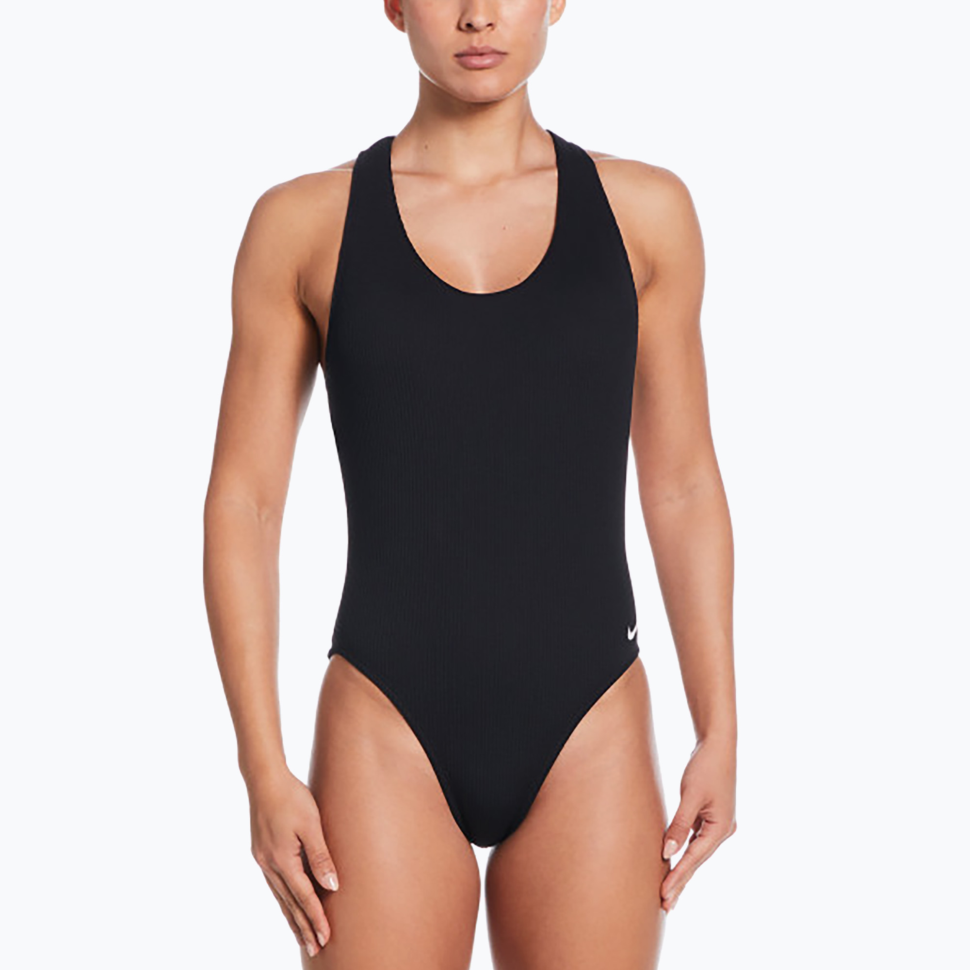 Dámske jednodielne plavky Nike Elevated Essential Crossback black (Elevated Essential Crossback NESSF267-001)
