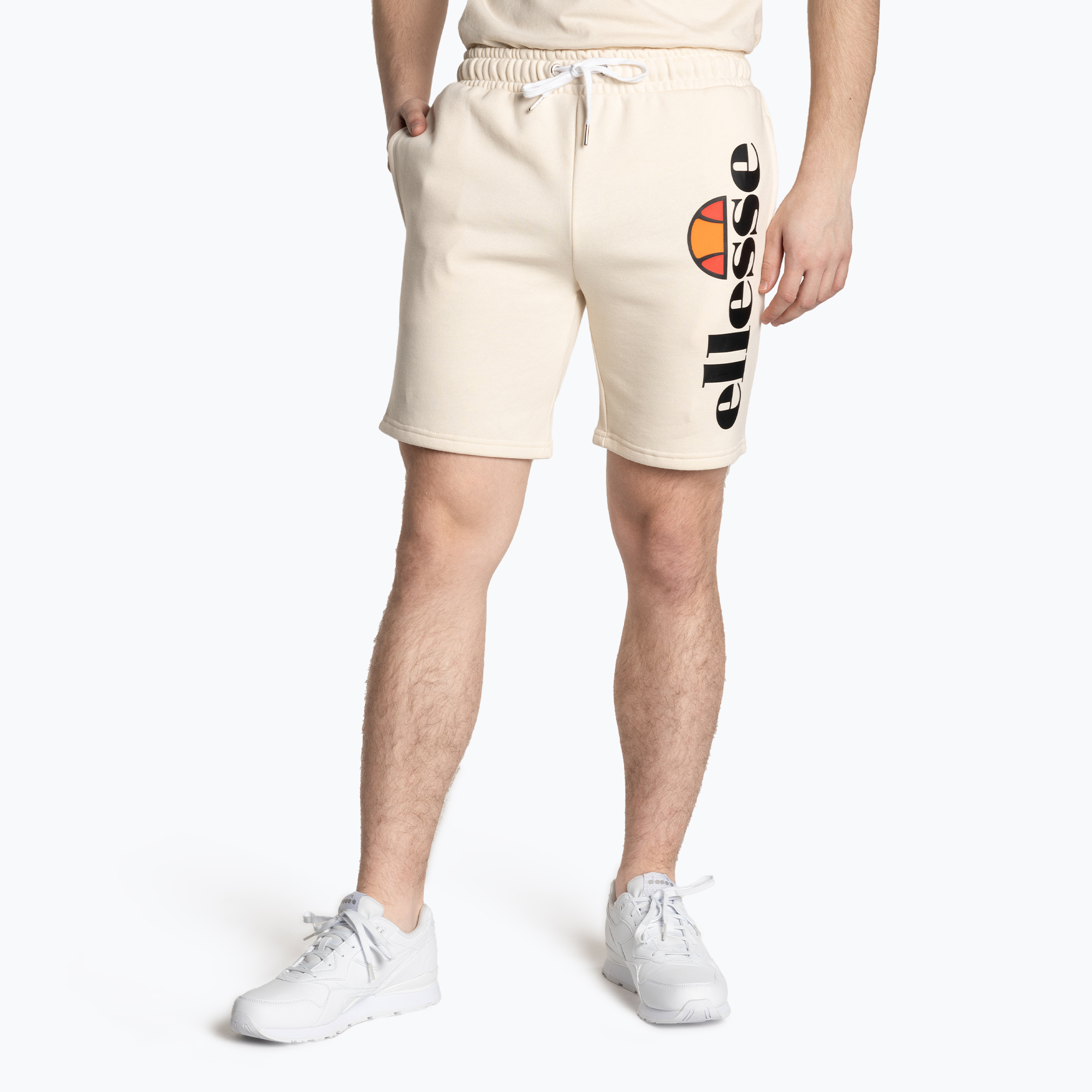 Ellesse Bossini Fleece pánske šortky off white (Bossini Fleece SHV08748904)