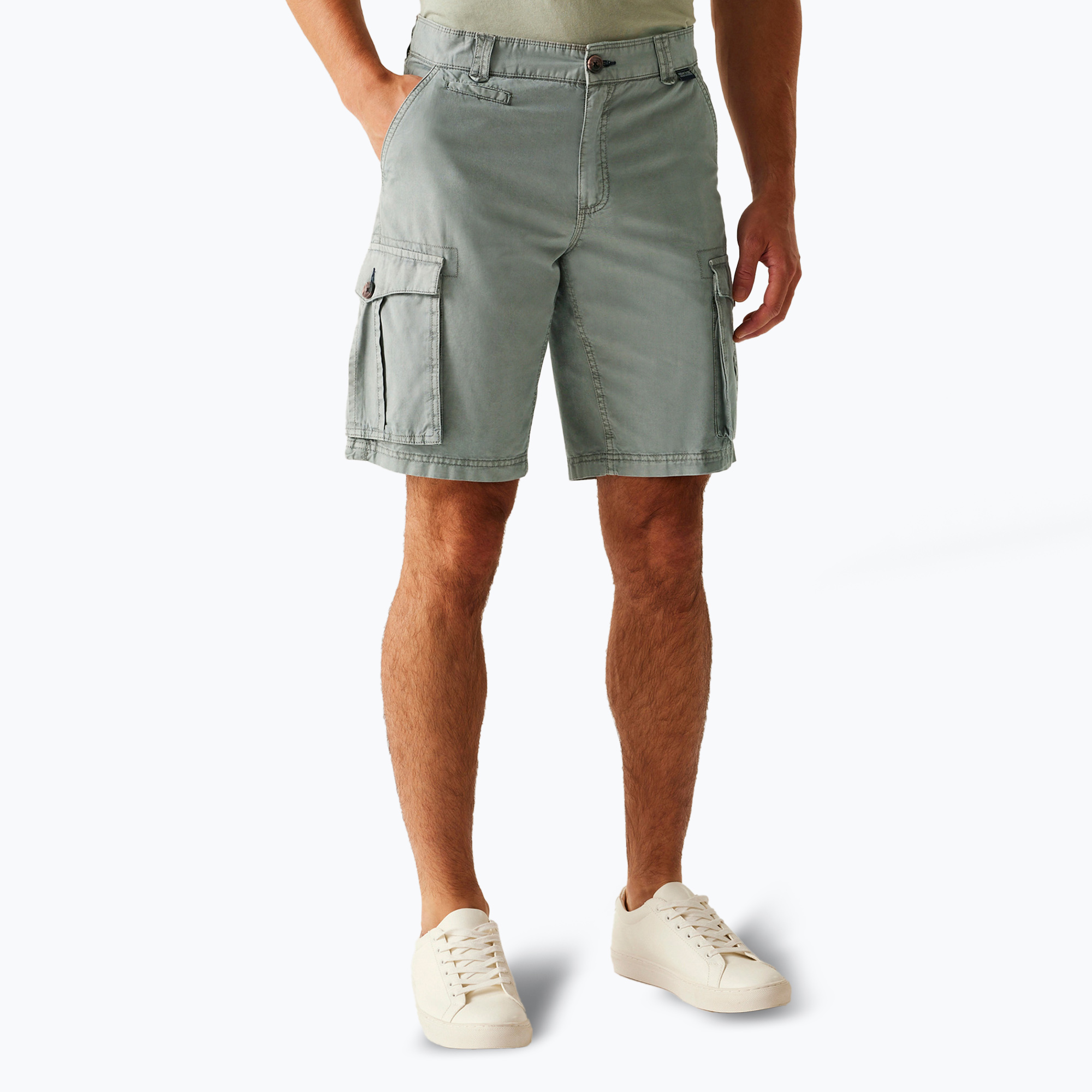 Pánske trekové šortky REGATTA Shorebay II storm grey (Shorebay II RMJ312-2DY)