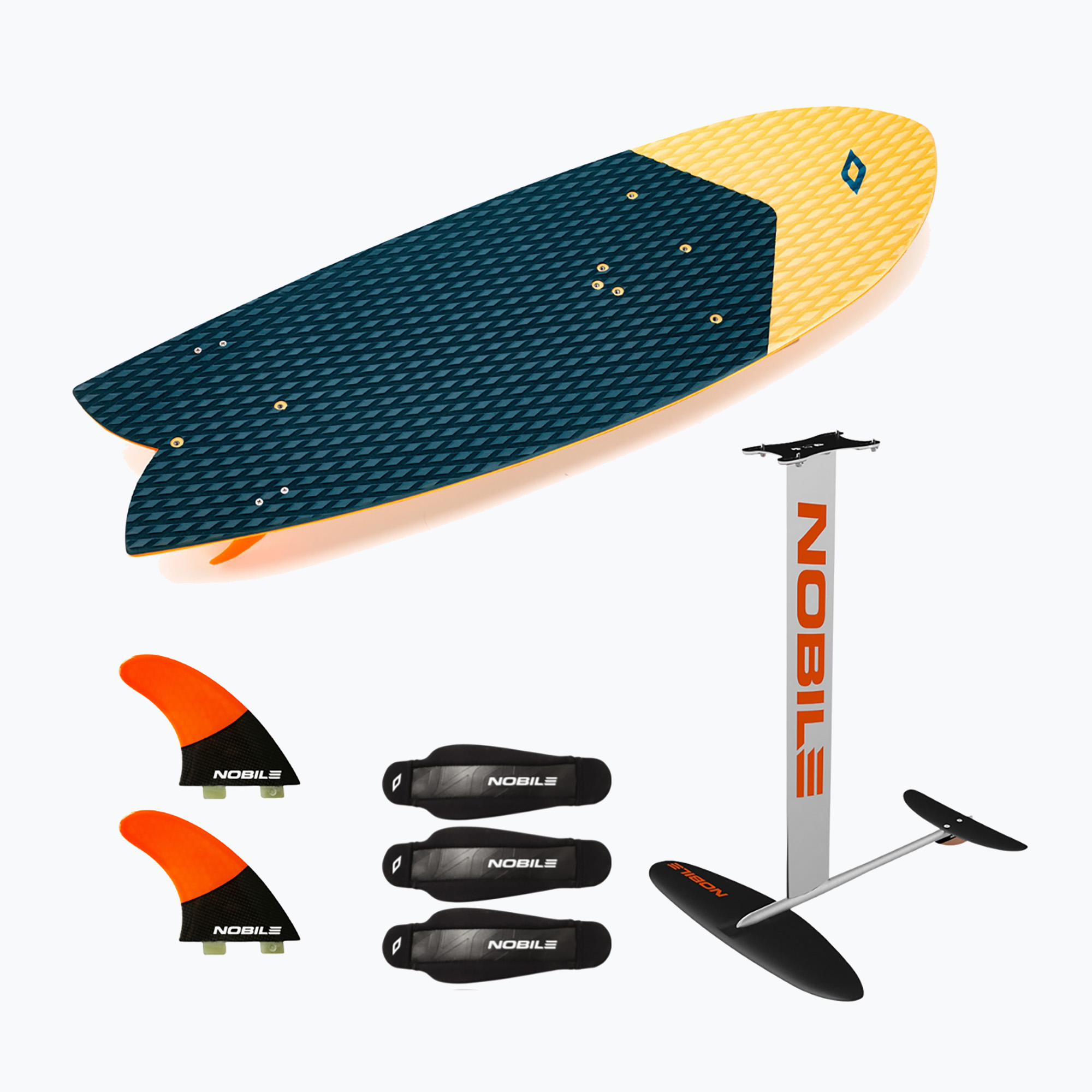 Nobile Fish Skim Zen Foil Freeride G10 kiteboard   hydrofoil