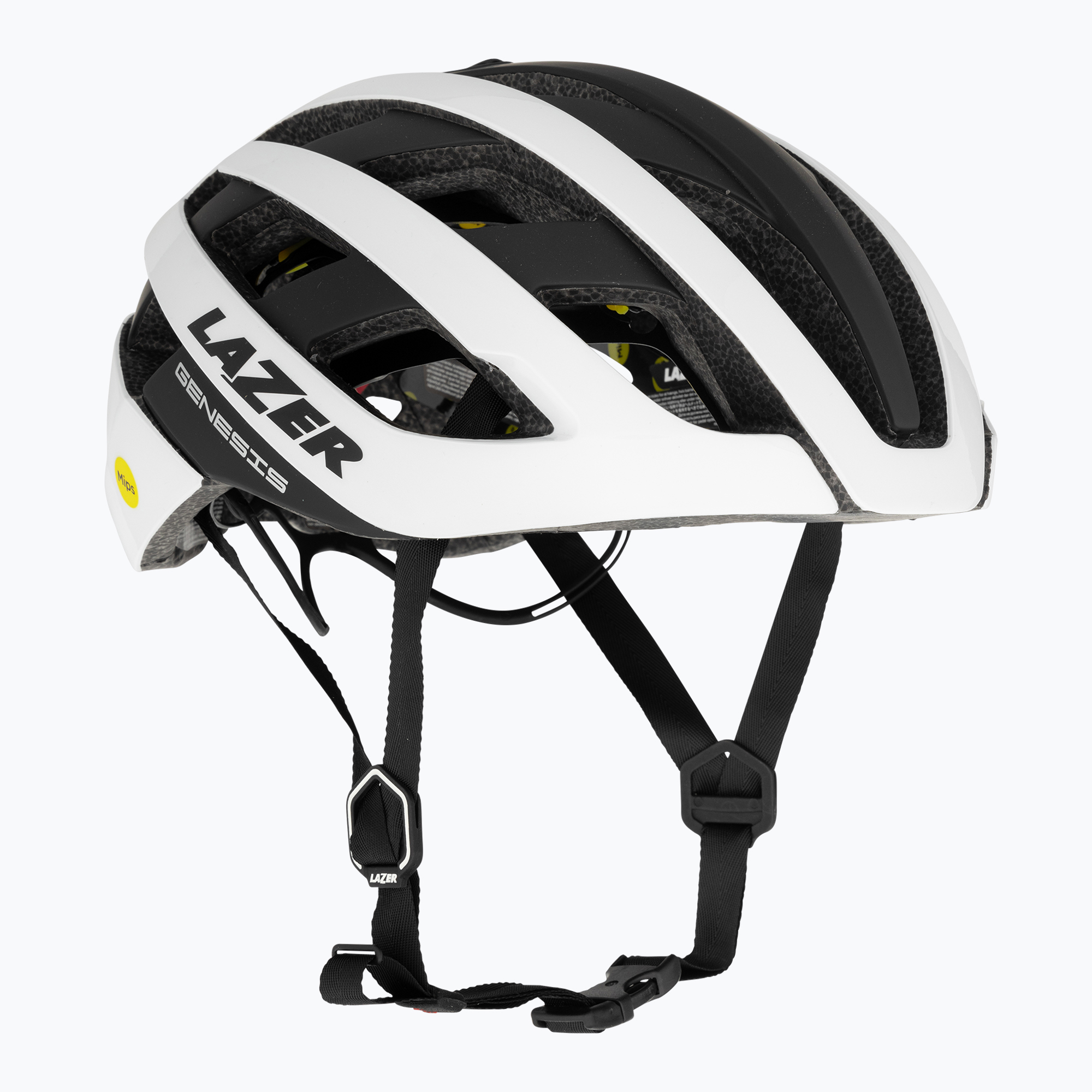 Cyklistická prilba Lazer Genesis MIPS biela/čierna