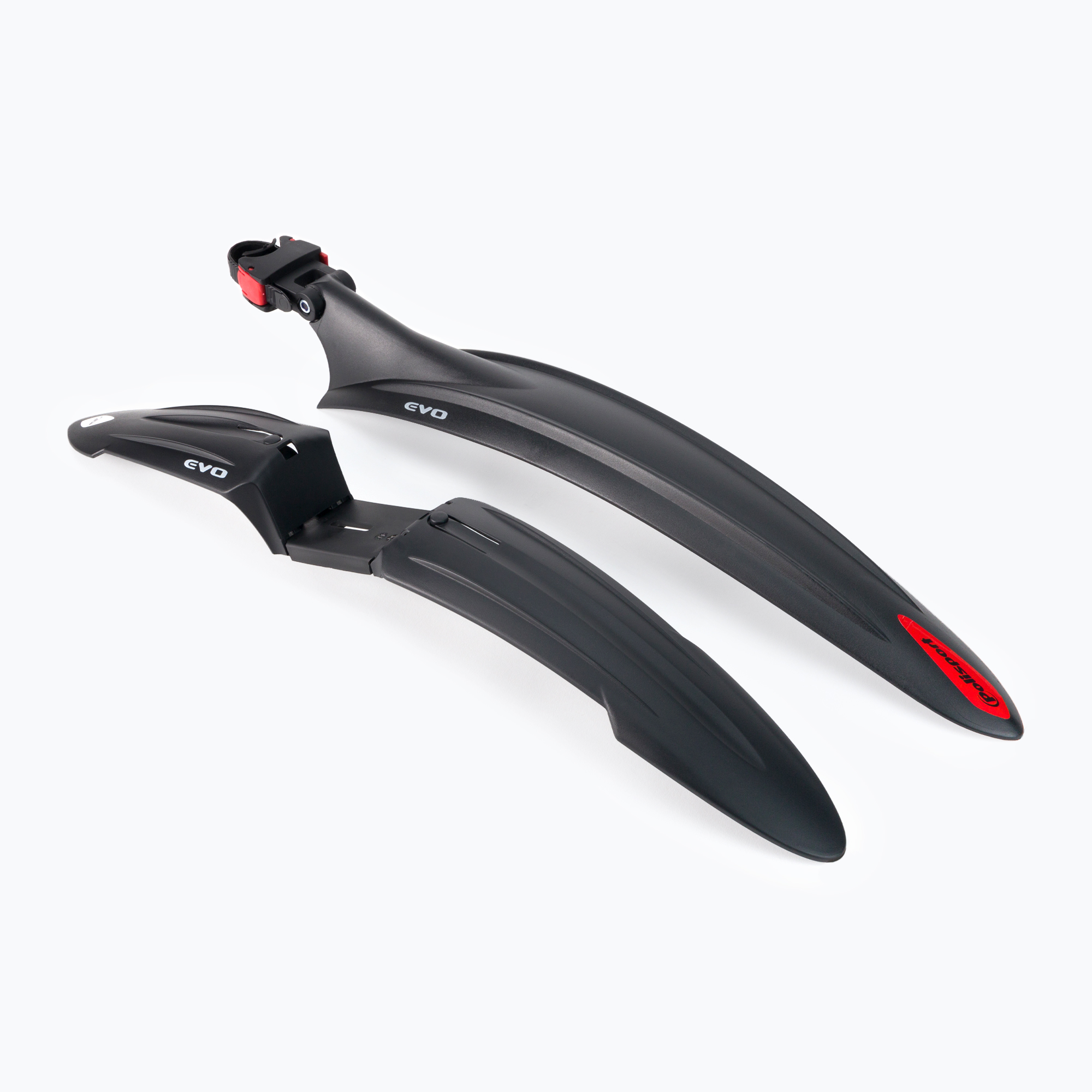 POLISPORT Cross Country Evo Set 24/26 Mtb black MD blatníky na bicykel 8622100008 (Cross Country Evo MTB set MD 8622100008)