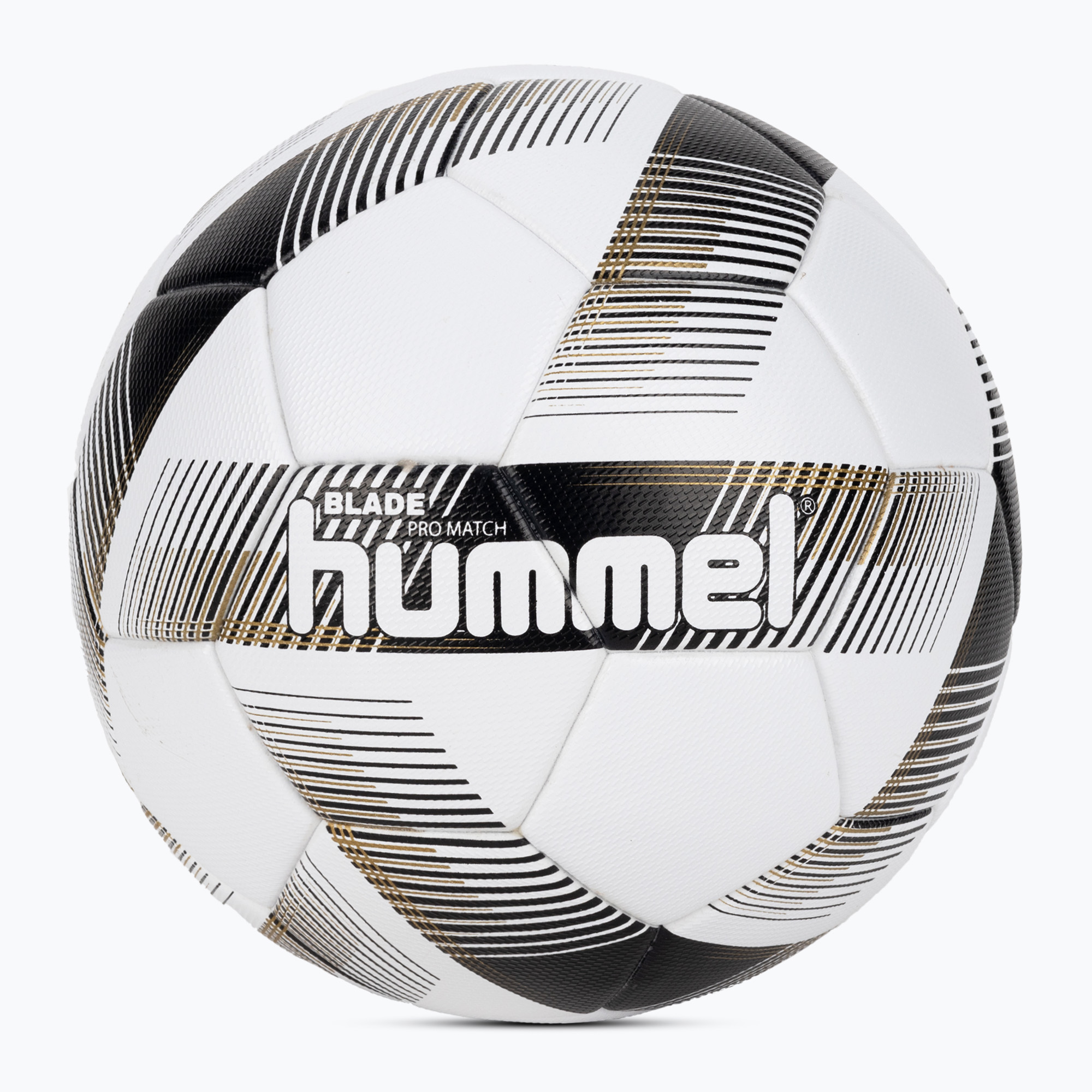 Hummel Blade Pro Match FB futbalová lopta biela/čierna/zlatá veľkosť 5