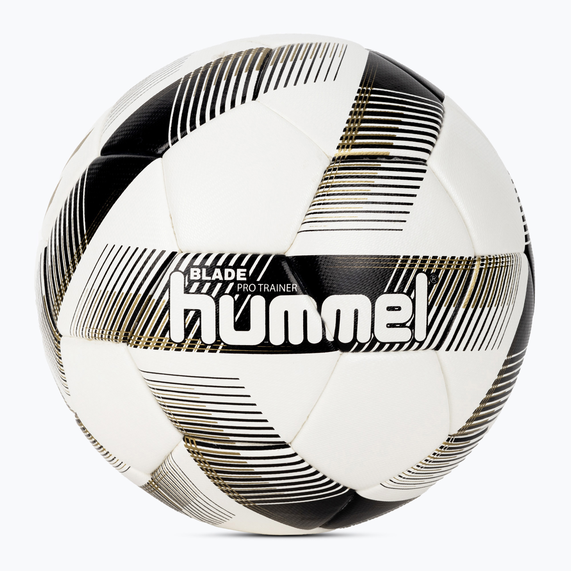 Hummel Blade Pro Trainer FB futbalová lopta biela/čierna/zlatá veľkosť 5