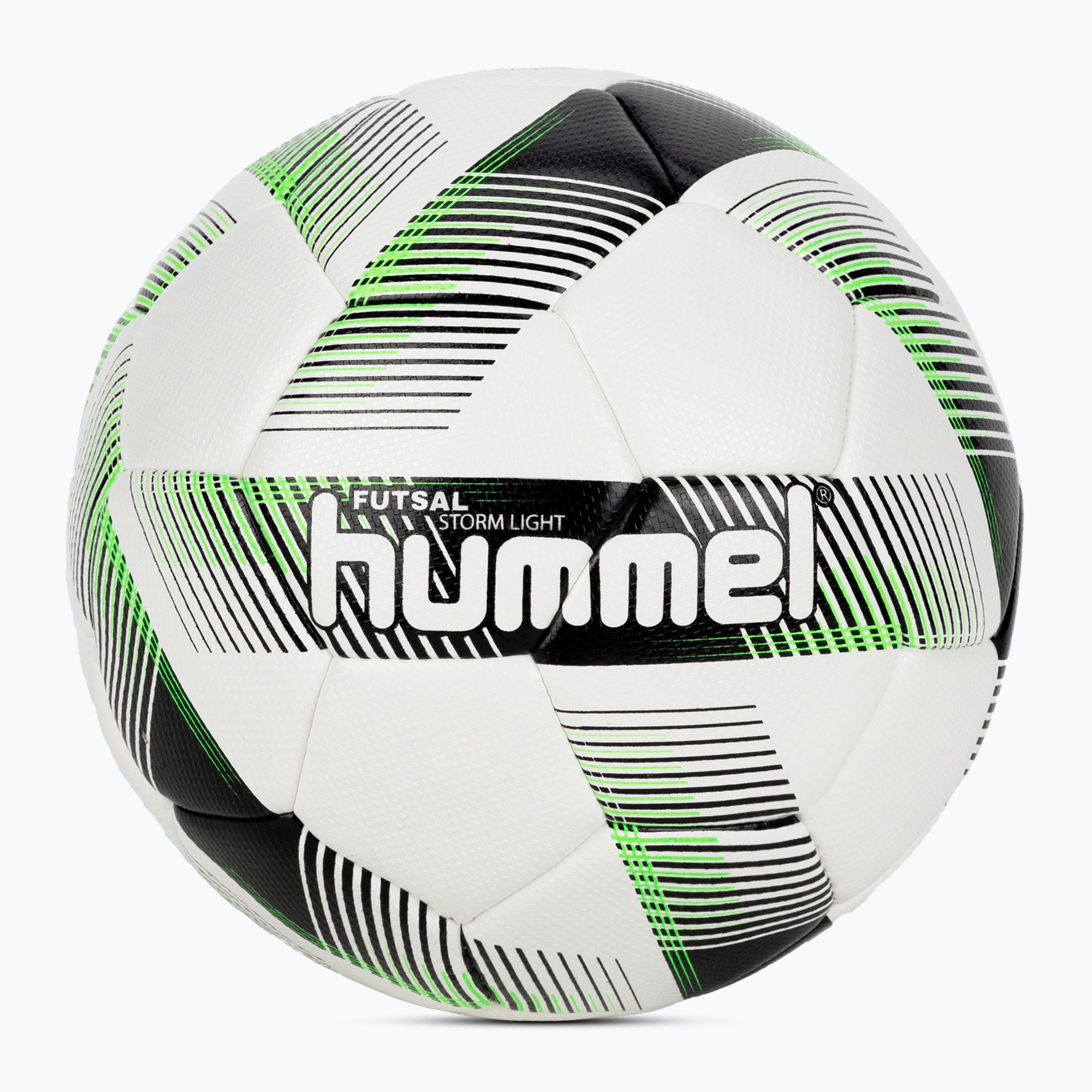 Hummel Storm Light FB futbalová lopta biela/čierna/zelená veľkosť 3
