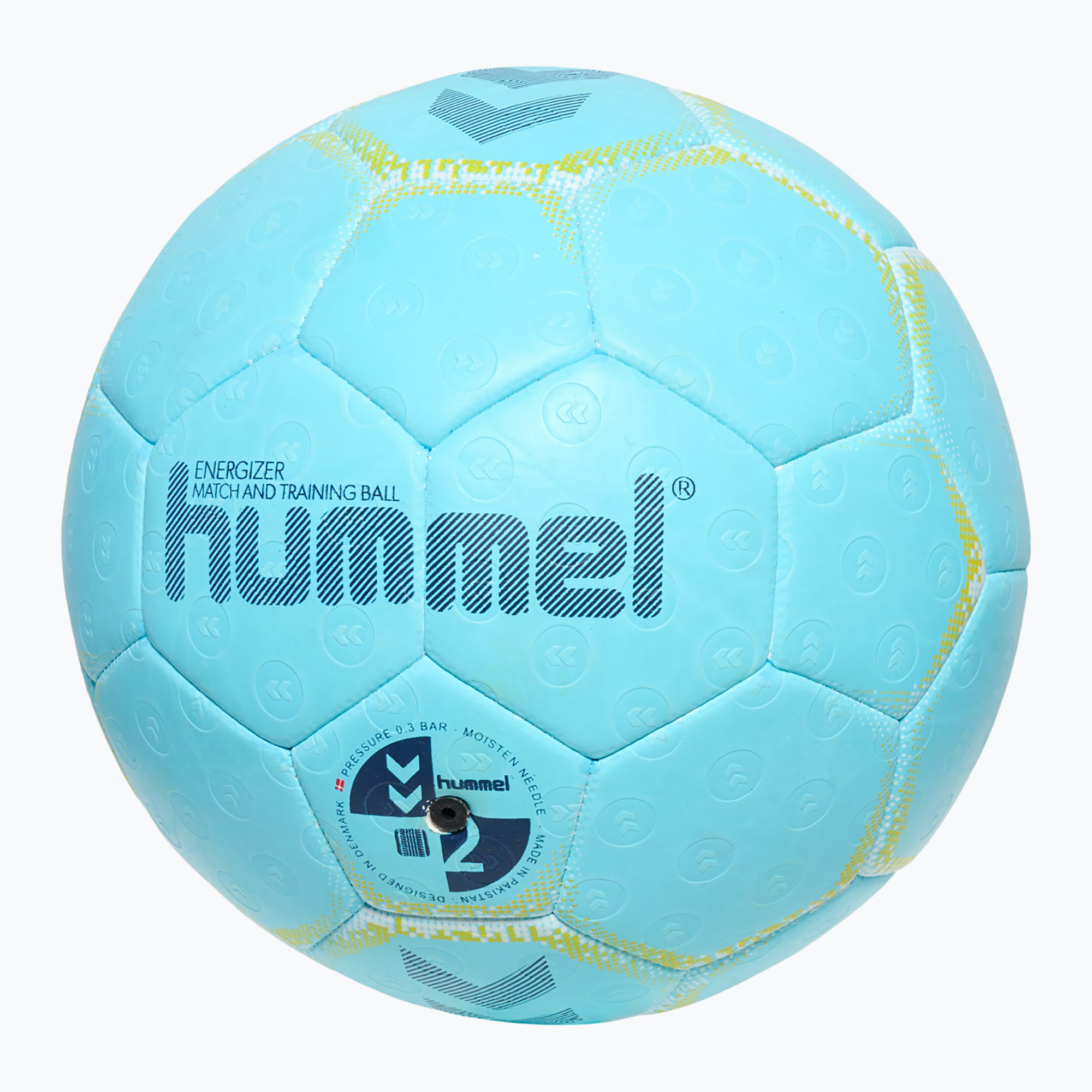 Hádzanárska lopta Hummel Energizer HB modrá/biela/žltá