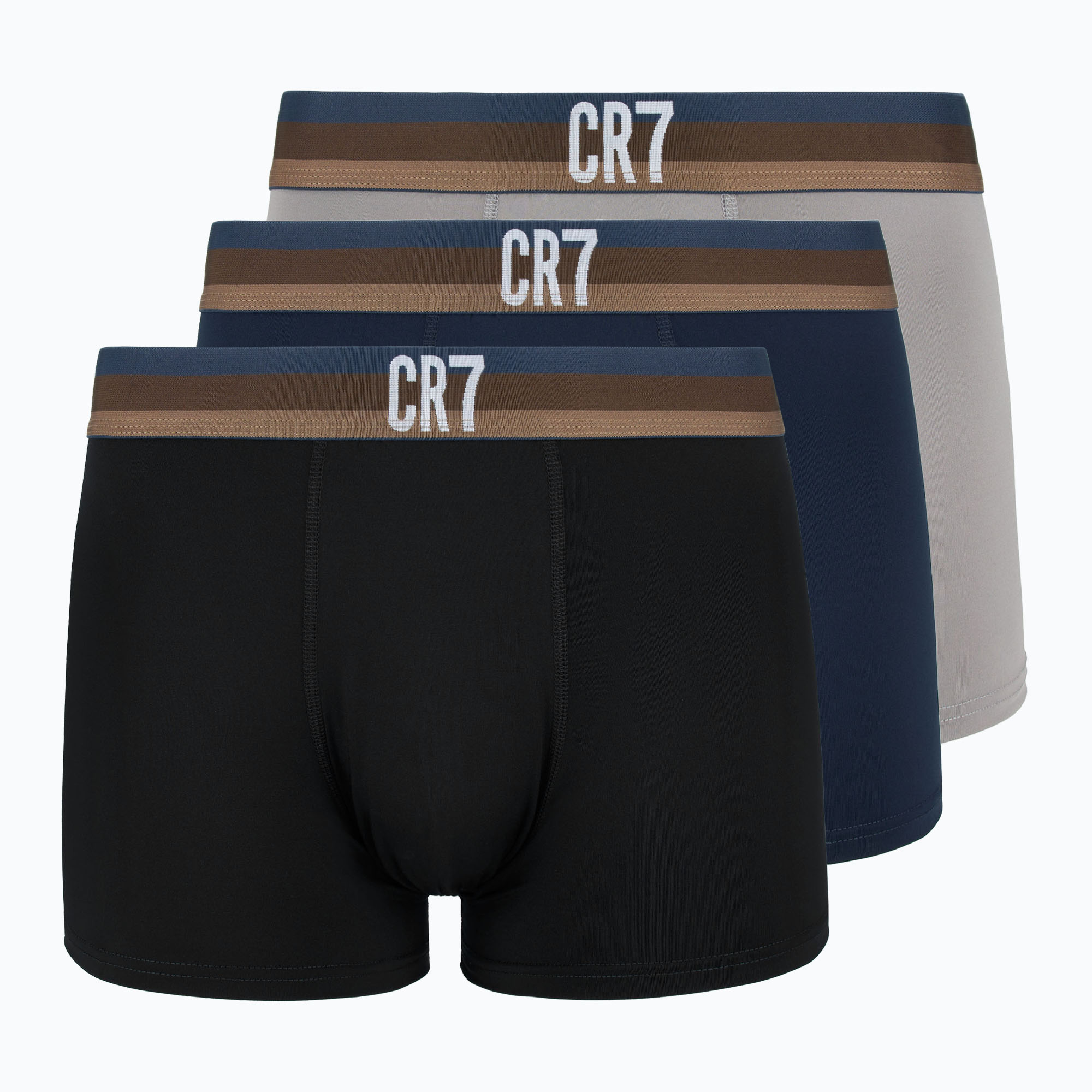 Pánske boxerky CR7 Basic Trunk 3 ks 2114 multicolour (Basic Trunk 300-8199-49-2114)