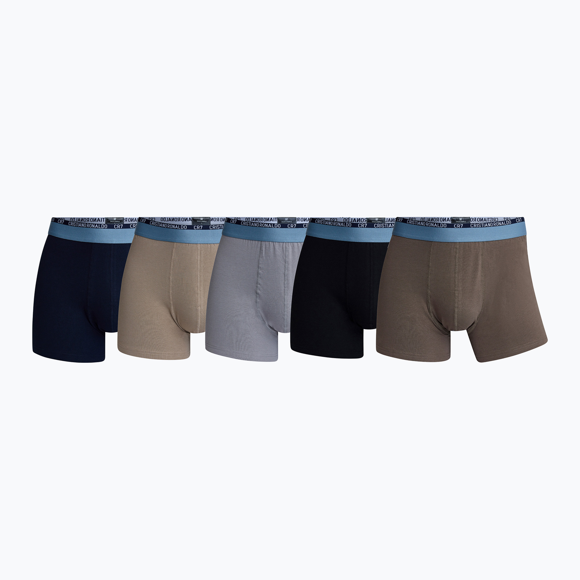Pánske boxerky CR7 Basic Trunk 5 ks 2412 multicolur (Basic Trunk 5-pack 300-8123-49-2412)