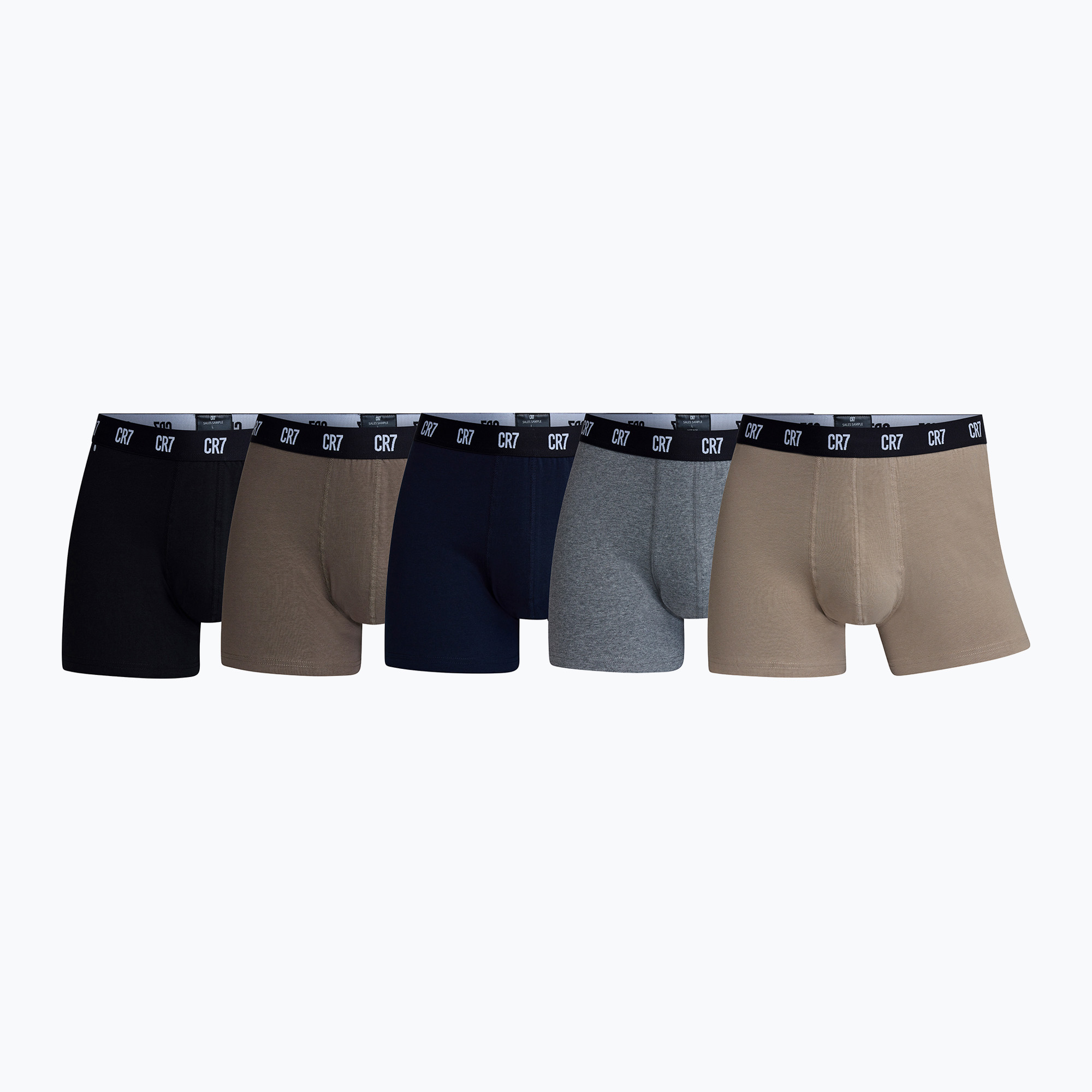 Pánske boxerky CR7 Basic Trunk 5 ks 2414 multicolur (Basic Trunk 5-pack 300-8123-49-2414)