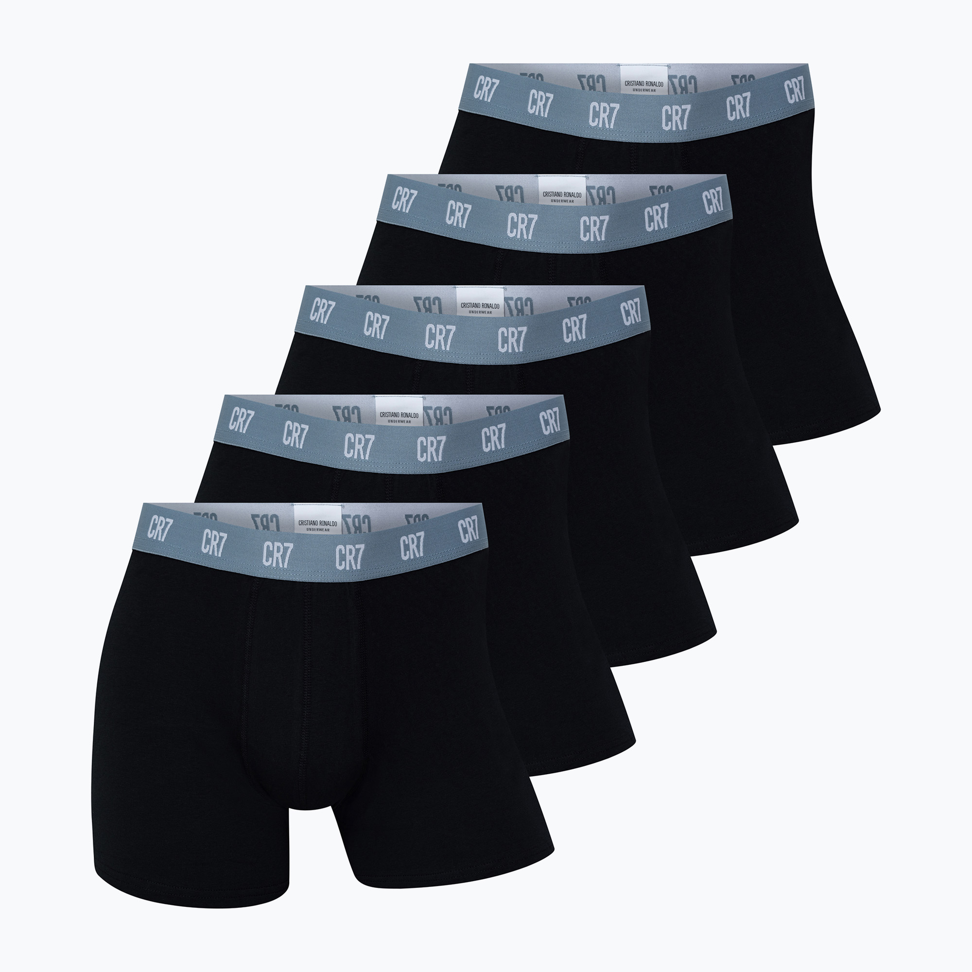 Pánske boxerky CR7 Basic Trunk 5 ks 2329 black