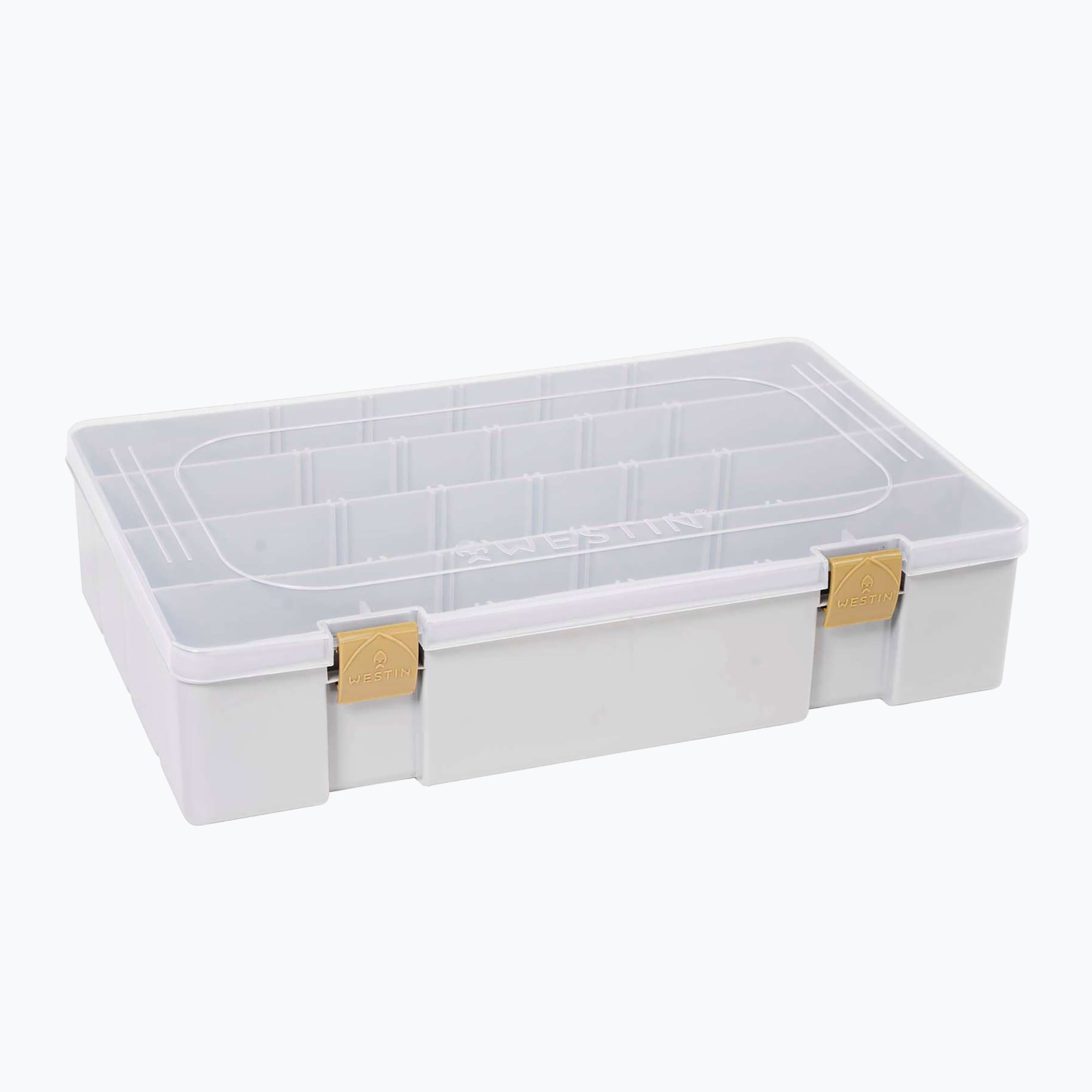 Rybárska krabička Westin W3 Tackle Box 36 x 22,5 x 8 cm sivá/čierna