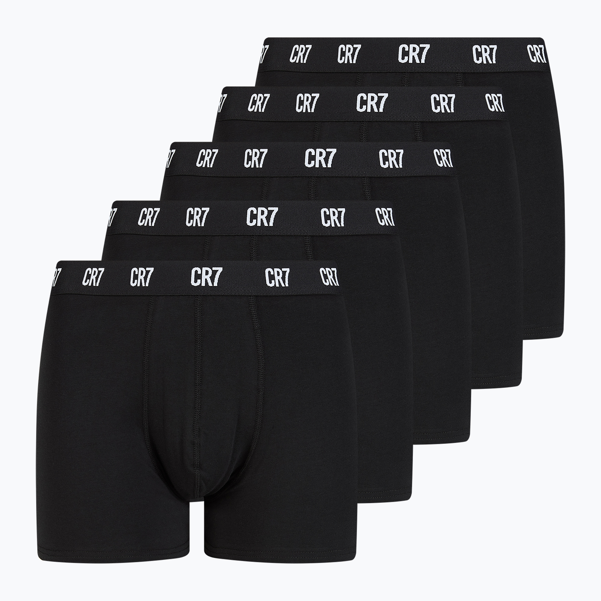 Pánske boxerky CR7 Basic Trunk 5 párov black/white (Basic Trunk 300-8123-4900)