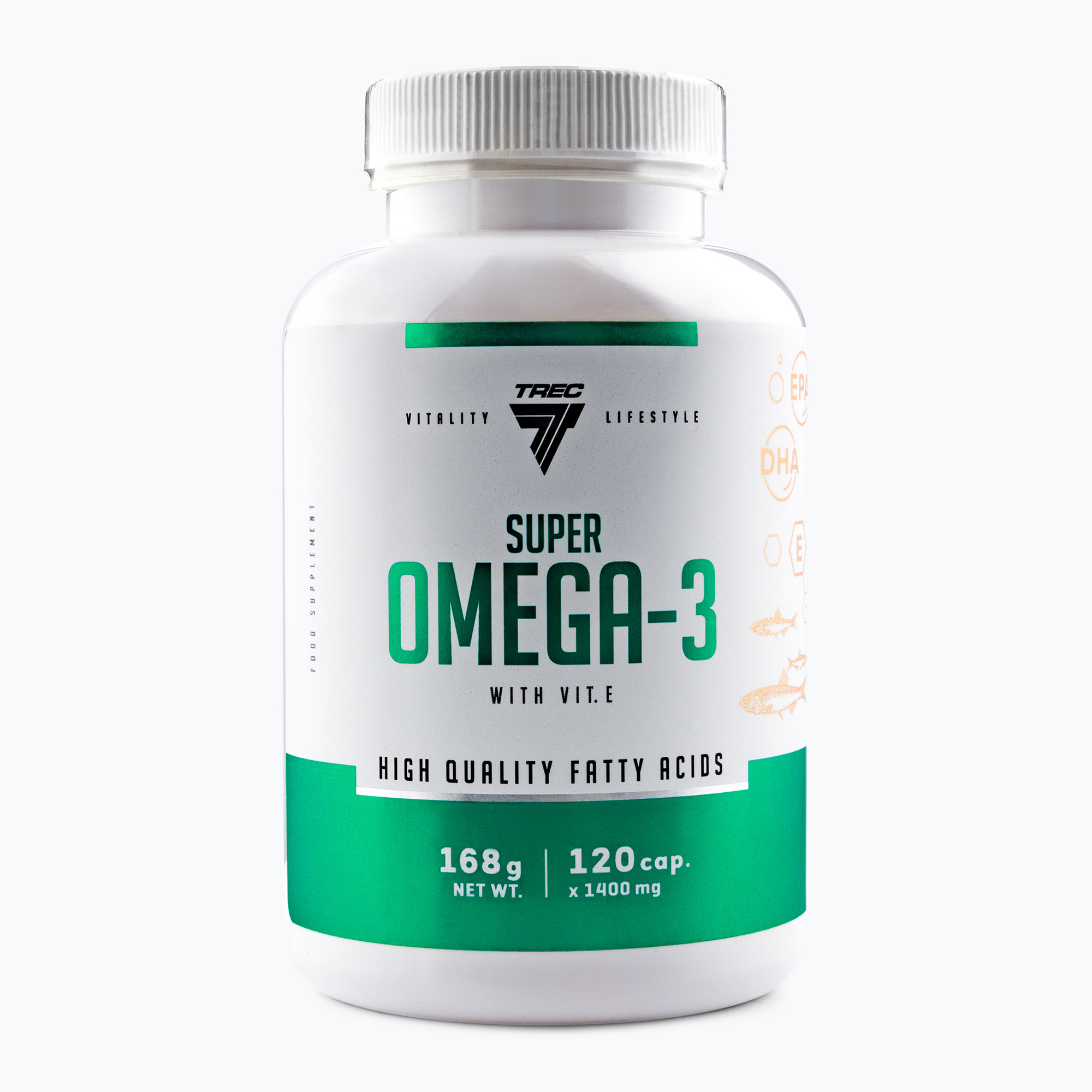 Super Omega 3 Trec mastné kyseliny 120 kapsúl TRE/001 (Vitality Super Omega 3 TRE/001)