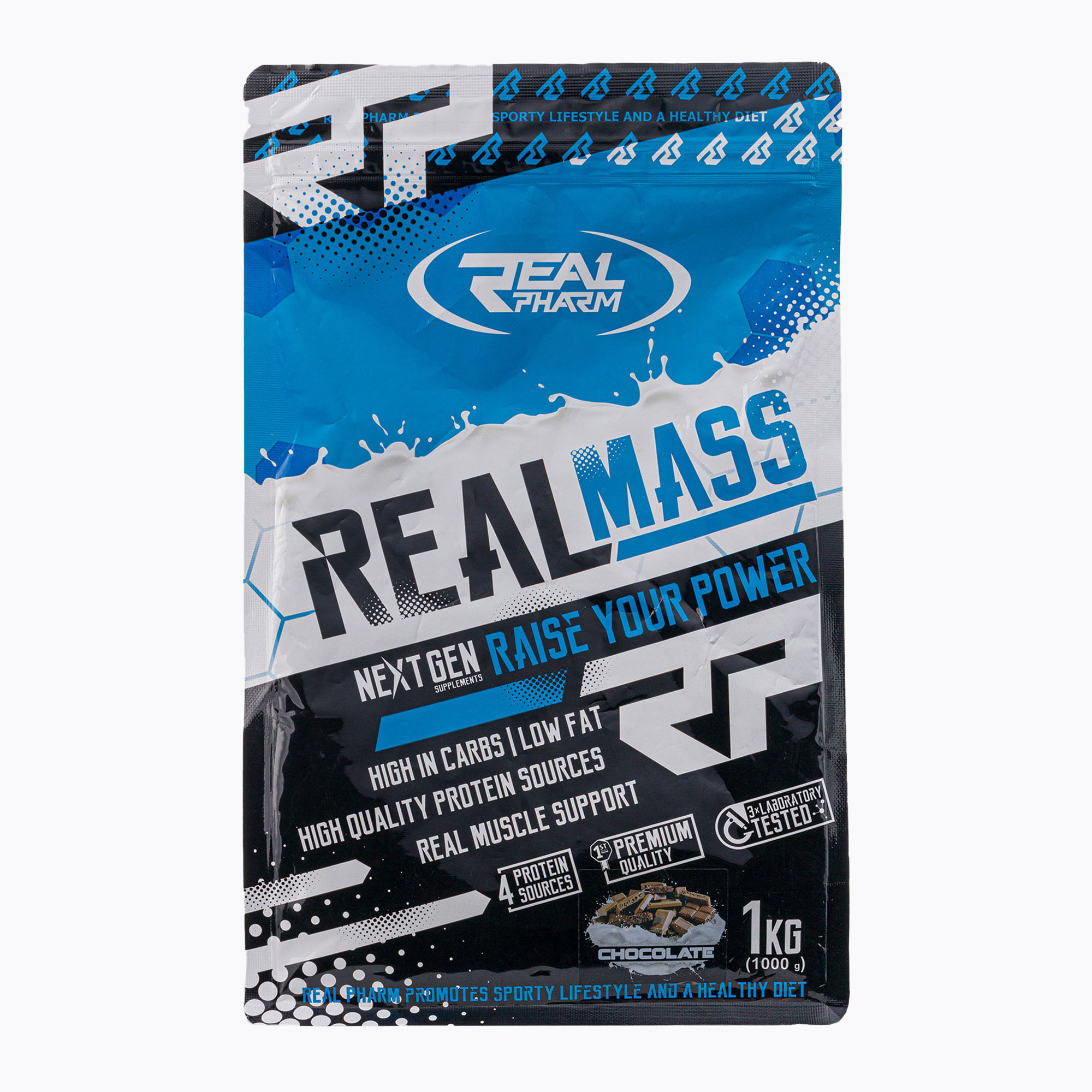 Real Pharm Gainer Real Mass 1kg čokoláda 700247 (Real Mass 700247)