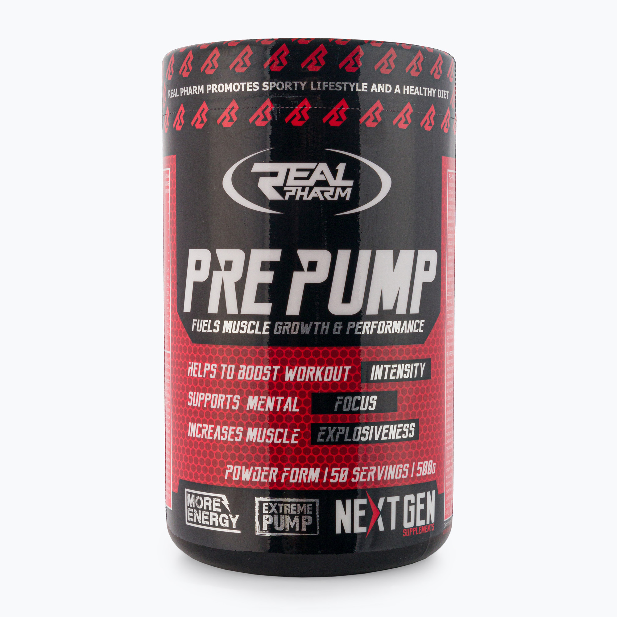 Real Pharm Pre Pump predtréningovka 500g kiwi-broskyňa 702364 (Pre Pump 702364)