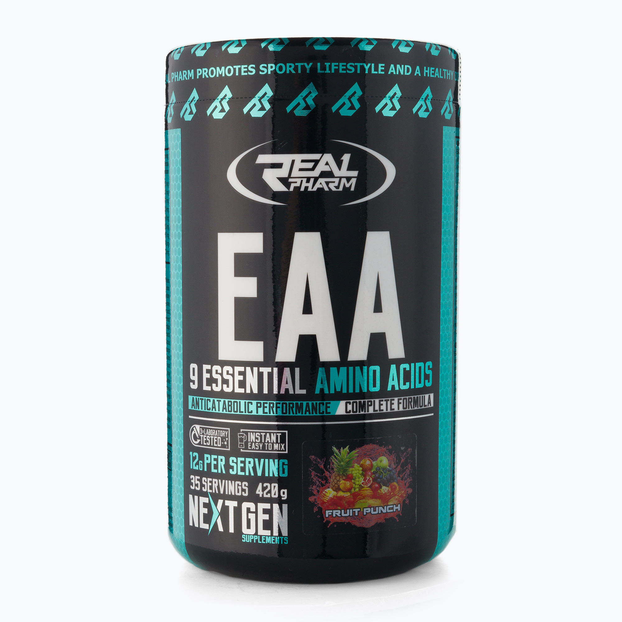 EAA Real Pharm aminokyseliny 420g ovocný punč 708625 (EAA 708625)