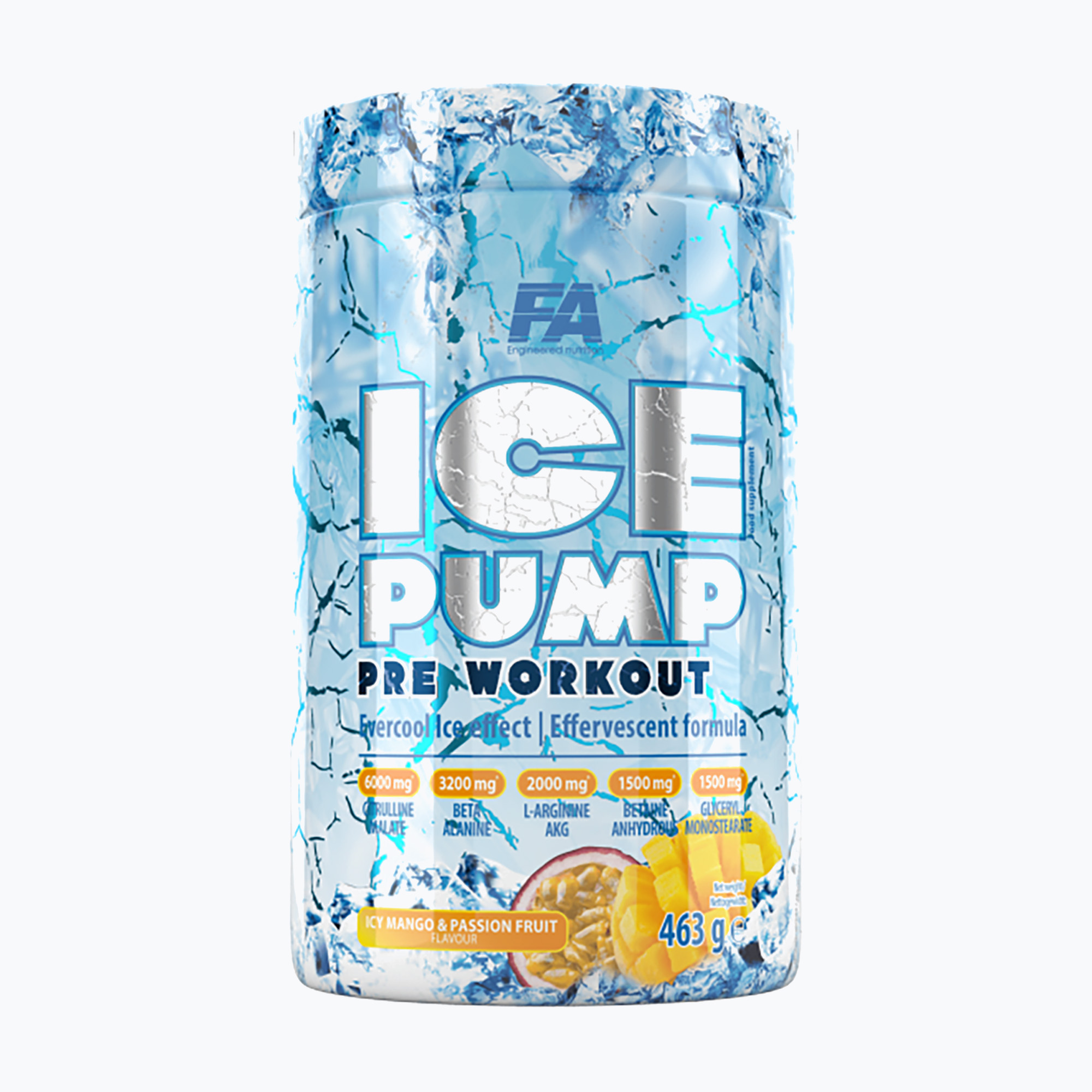 Fitness Authority Ice Pump Pre Workout 463 g ľadové mango/passiové ovocie pred tréningom (Ice Pump Pre Workout FA-ILP000005R1.1)